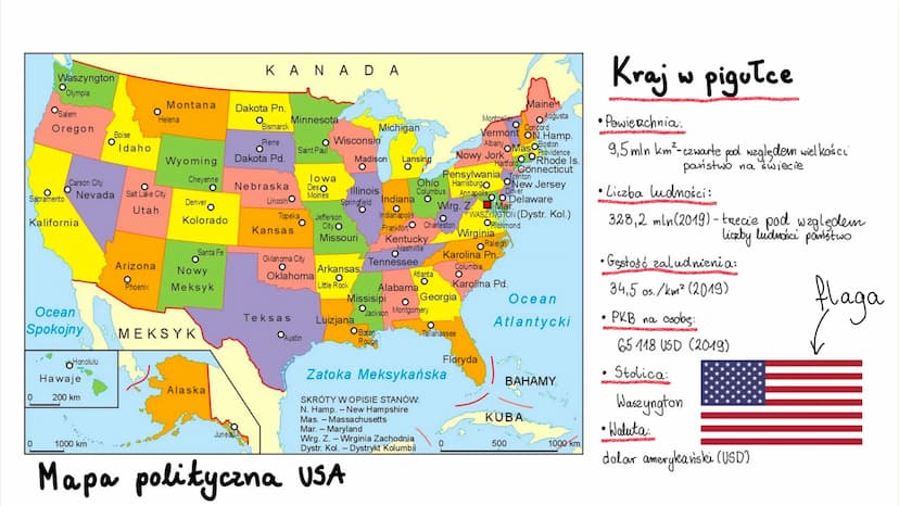 Stany Zjednoczone
Potęga gospodarcza świata Waszyngton
Olympia
O
0
Osalem
Sacramento
0
Oregon
Kalifornia
Ocean
Spokojny
Carson City
Nevada
H