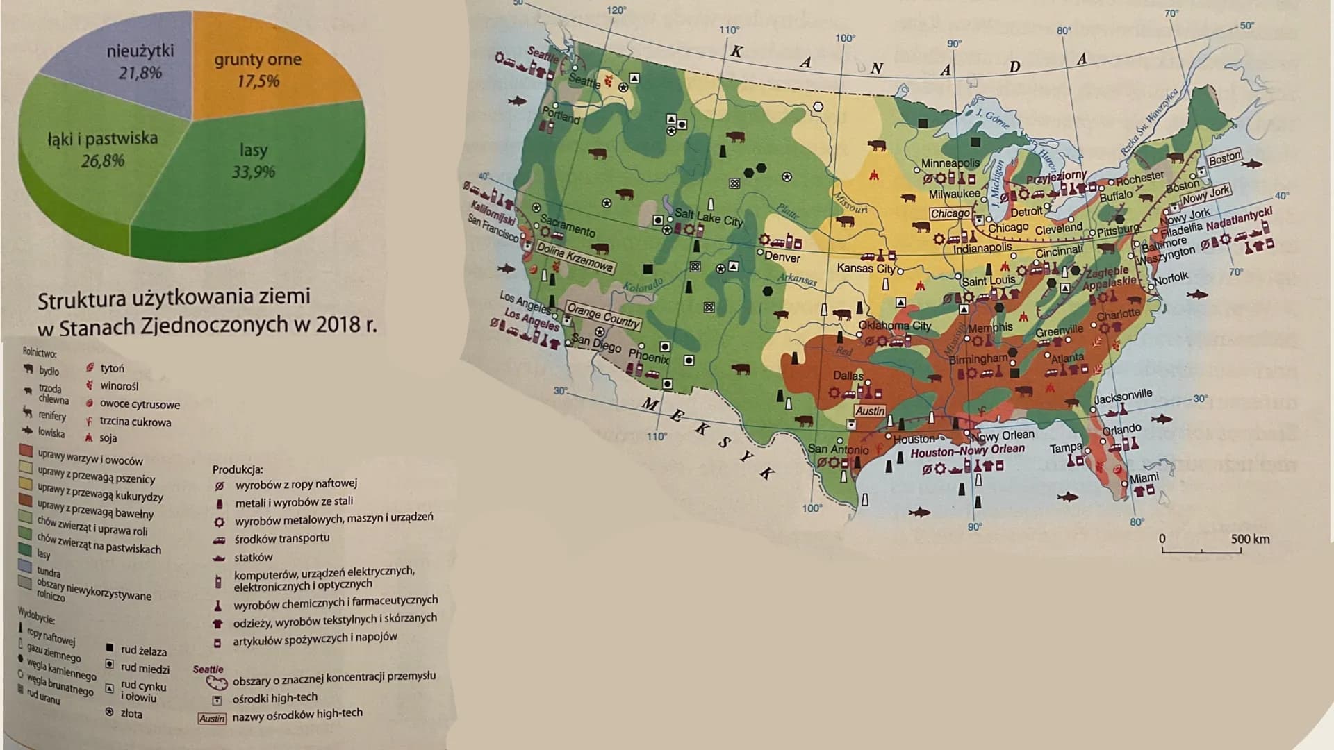 Stany Zjednoczone
Potęga gospodarcza świata Waszyngton
Olympia
O
0
Osalem
Sacramento
0
Oregon
Kalifornia
Ocean
Spokojny
Carson City
Nevada
H