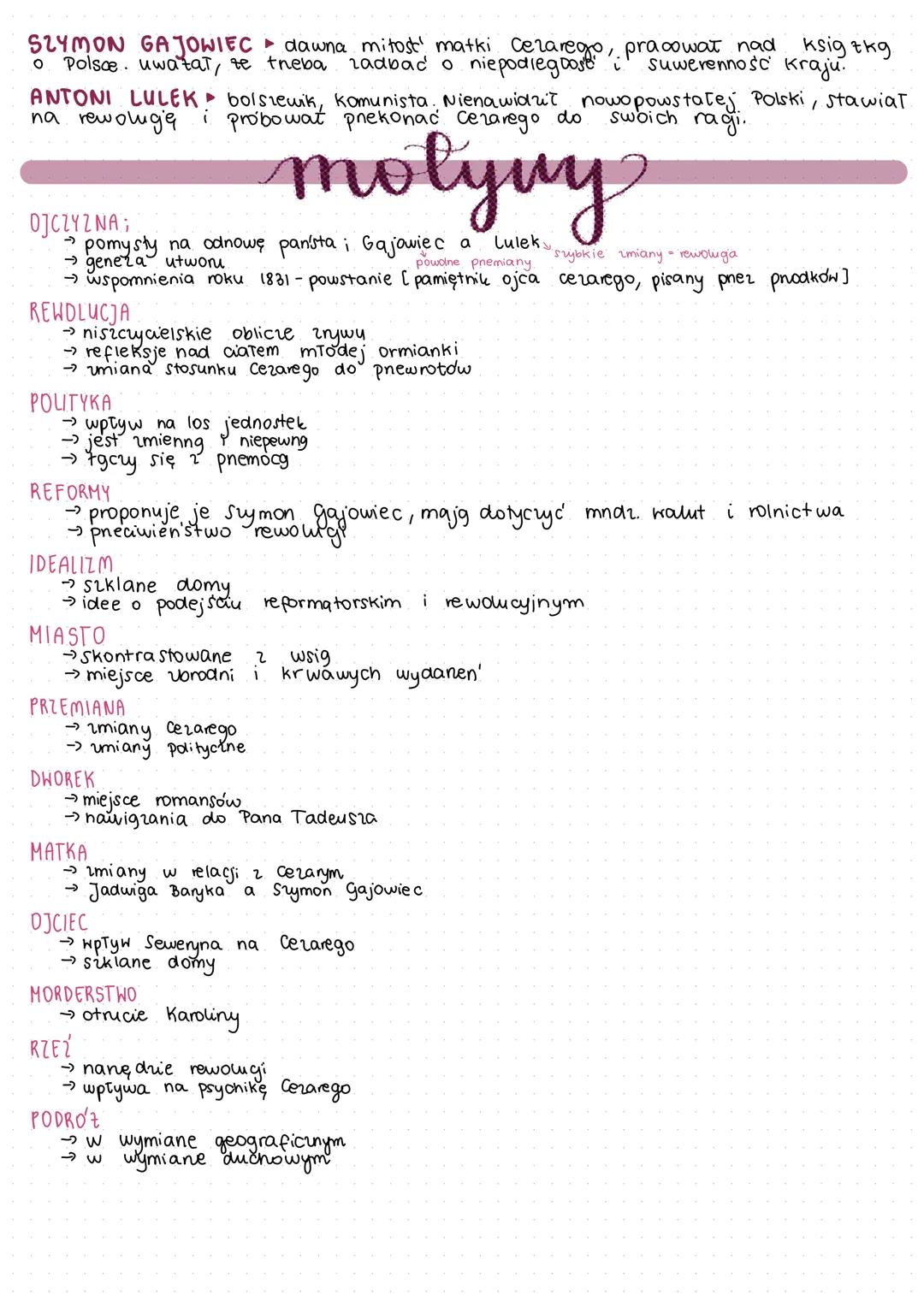 # Pasedmosnie

# idea
To powieść ktora stanowi komentan do politycuno spotecinej sytuacji Polski
po I wojnie swiatowej i prestrogę po niszcz