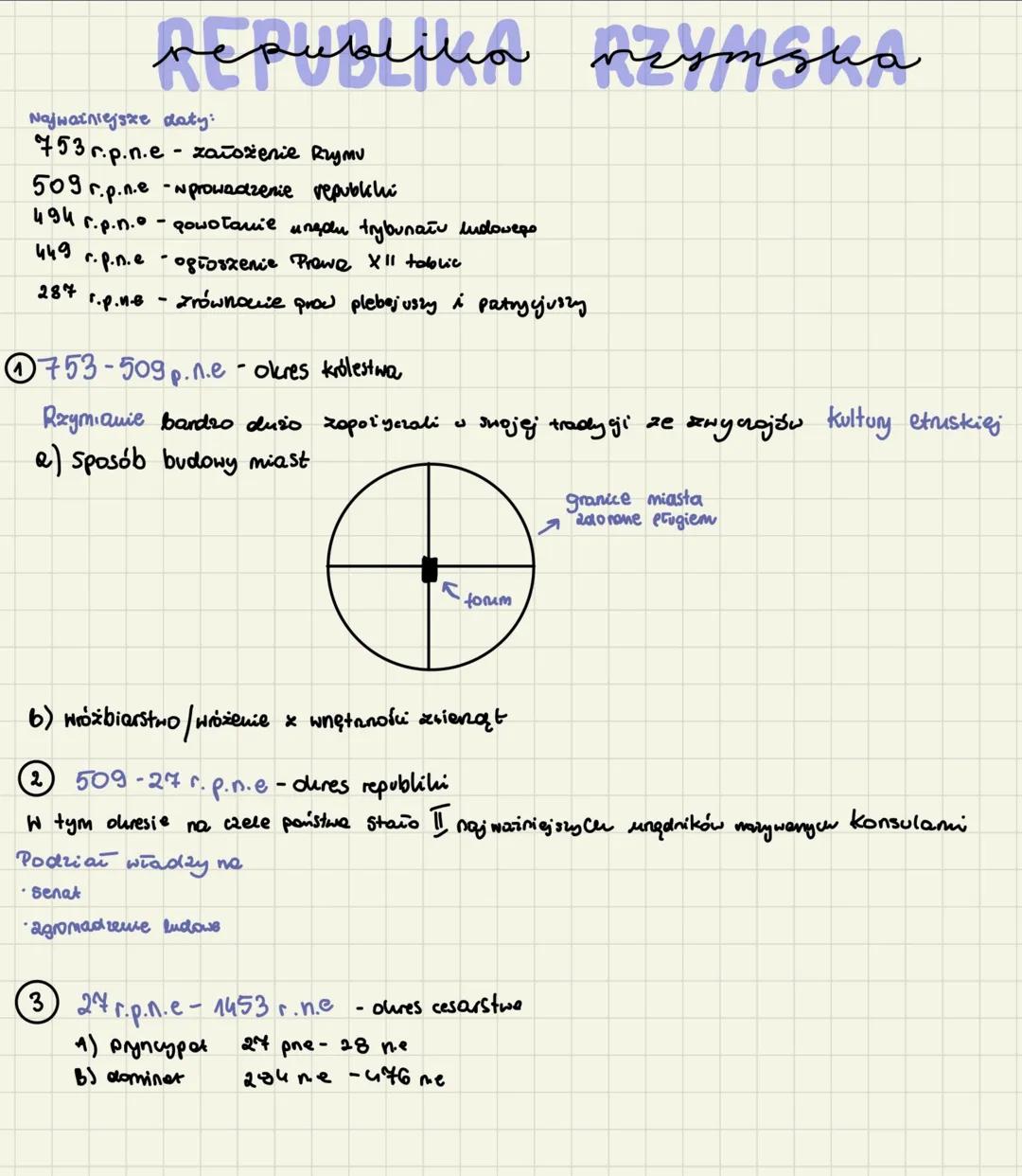 republika rzymska
Najwainiejsze daty:
753 r.p.n.e-założenie Rzymu
509 r.p.n.e-wprowadzenie
494
449
284
r.p.n.e
r.p.n. - gowotamie unedu tryb