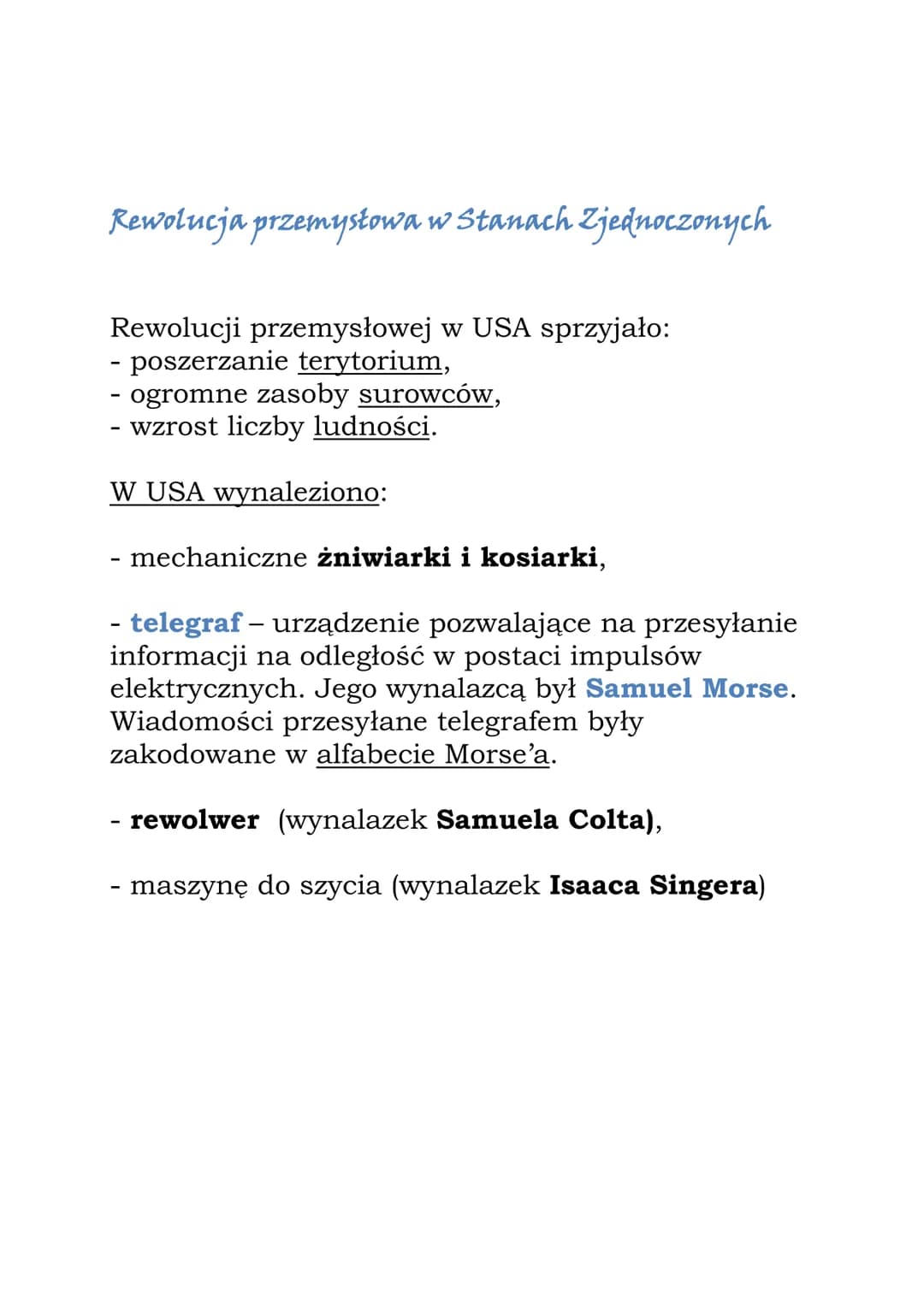 Rewolucja przemysłowa
Grodzenie - proces trwający w Wielkiej Brytanii od
XVI w., który polegał na zamianie pól uprawnych w
pastwiska
Usuwani