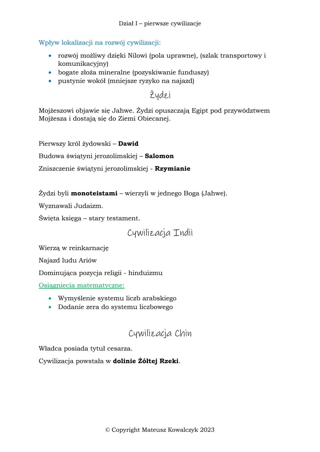 Prehistoria dzieli się na:
Epokę kamienia
a) Paleolit
b) Mezolit
c) Neolit
Epokę brązu
● Epokę żelaza
Rozpoczęcie zmiany trybu życia z koczo