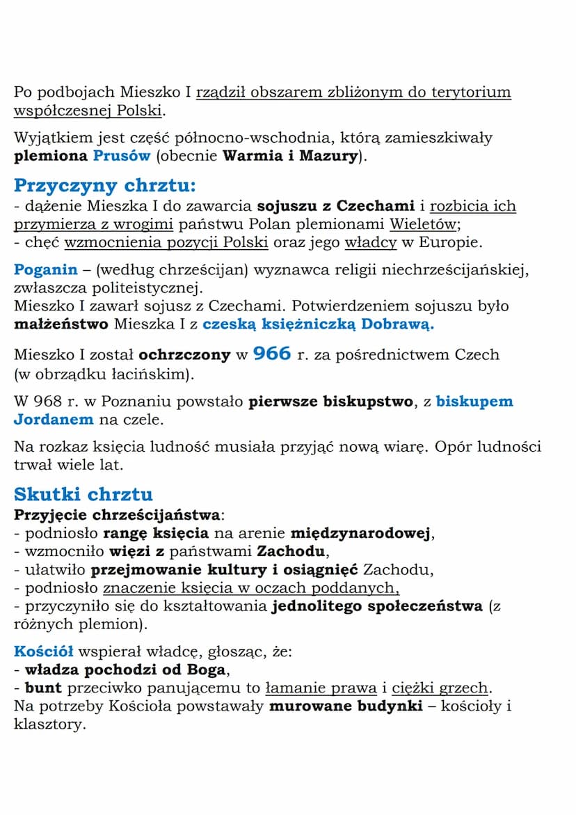 MZ_LEARNING_KNOW
Mieszko I i początki Polski
Klasa 5, Wczoraj i dziś, Nowa Era
Od państwa Polan do Polski
Plemieniem Polan rządzili książęta