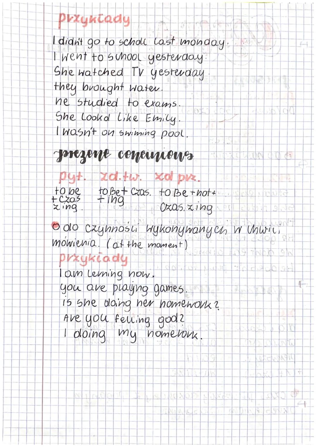 C
# Czasy angielski

present simpee

pytania zd.tw. Zol. prz
Do/does (30s.czas) don't/doesn't

eles

o do nawyków

# Przykłady

I study engl