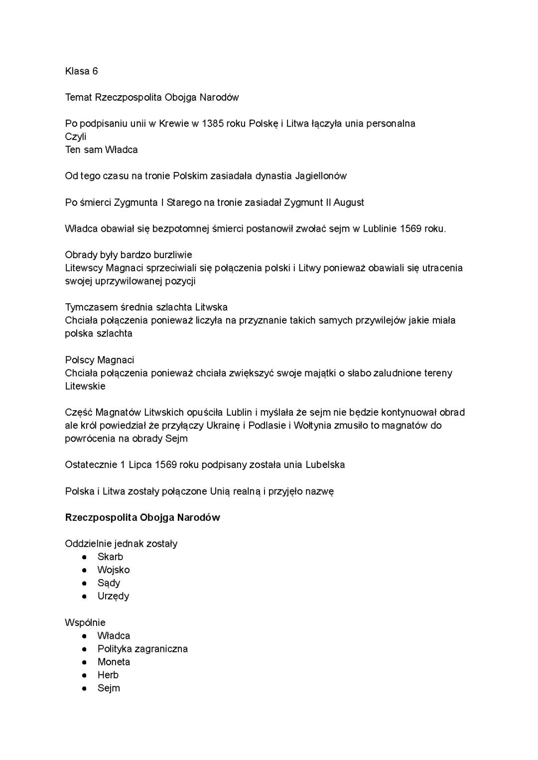 RZECZPOSPOLITA OBOJGA NARODÓW 