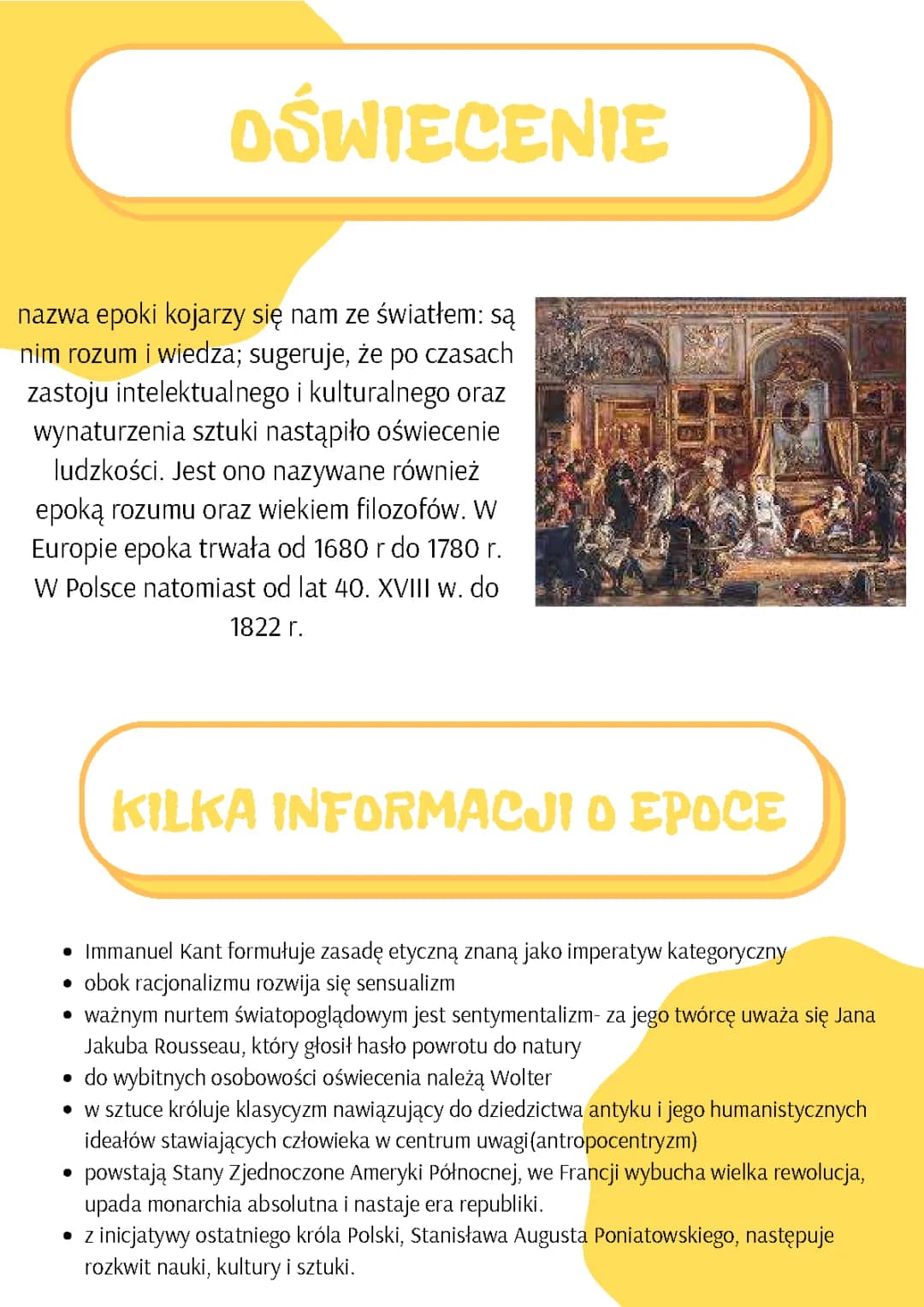 Oświecenie w Polsce: Najważniejsze Informacje i Początek Epoki