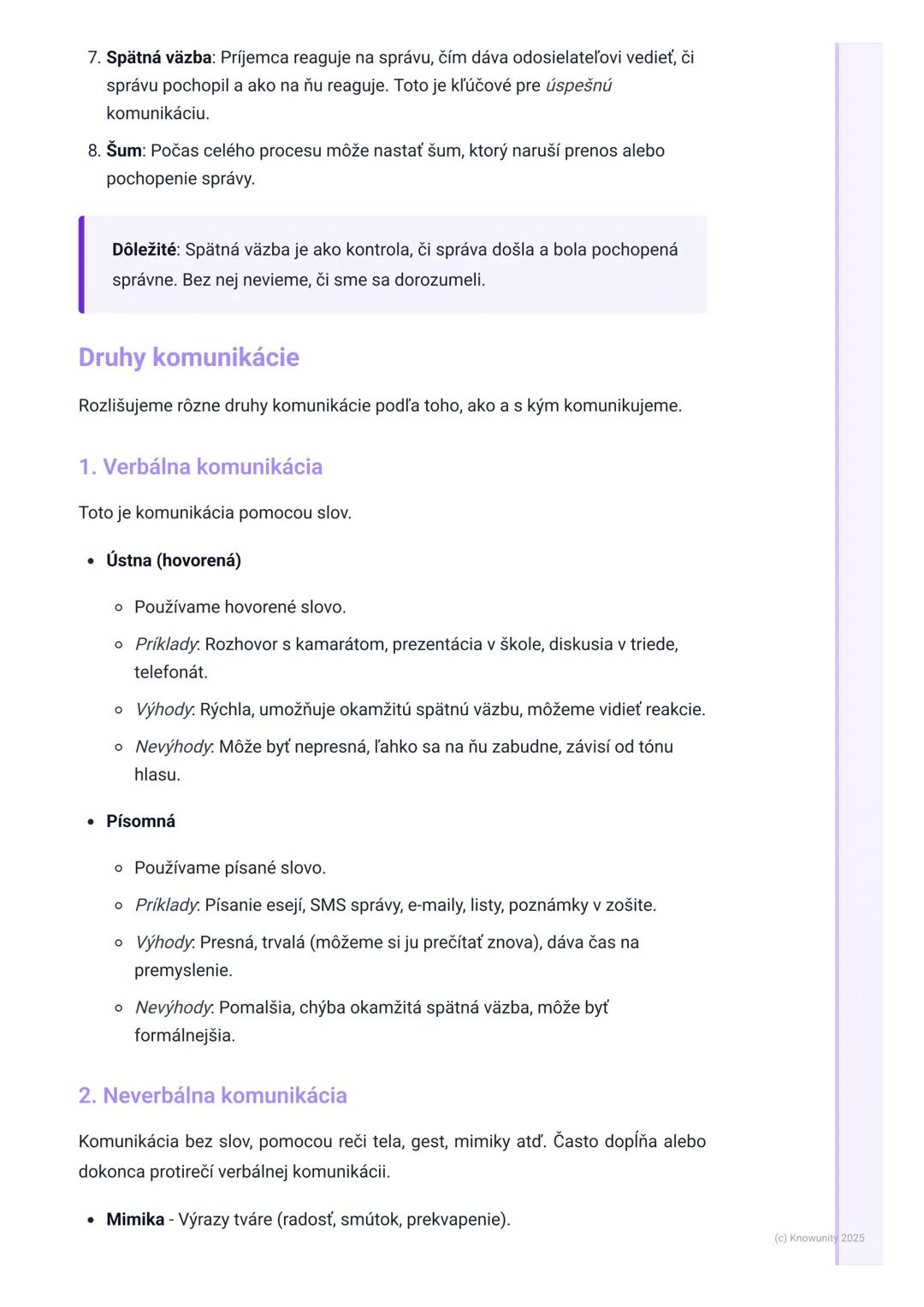 # Komunikácia a jej druhy

Úvod do komunikácie

Komunikácia je niečo, čo robíme každý deň, či už si to uvedomujeme alebo nie.
Je to vlastne 