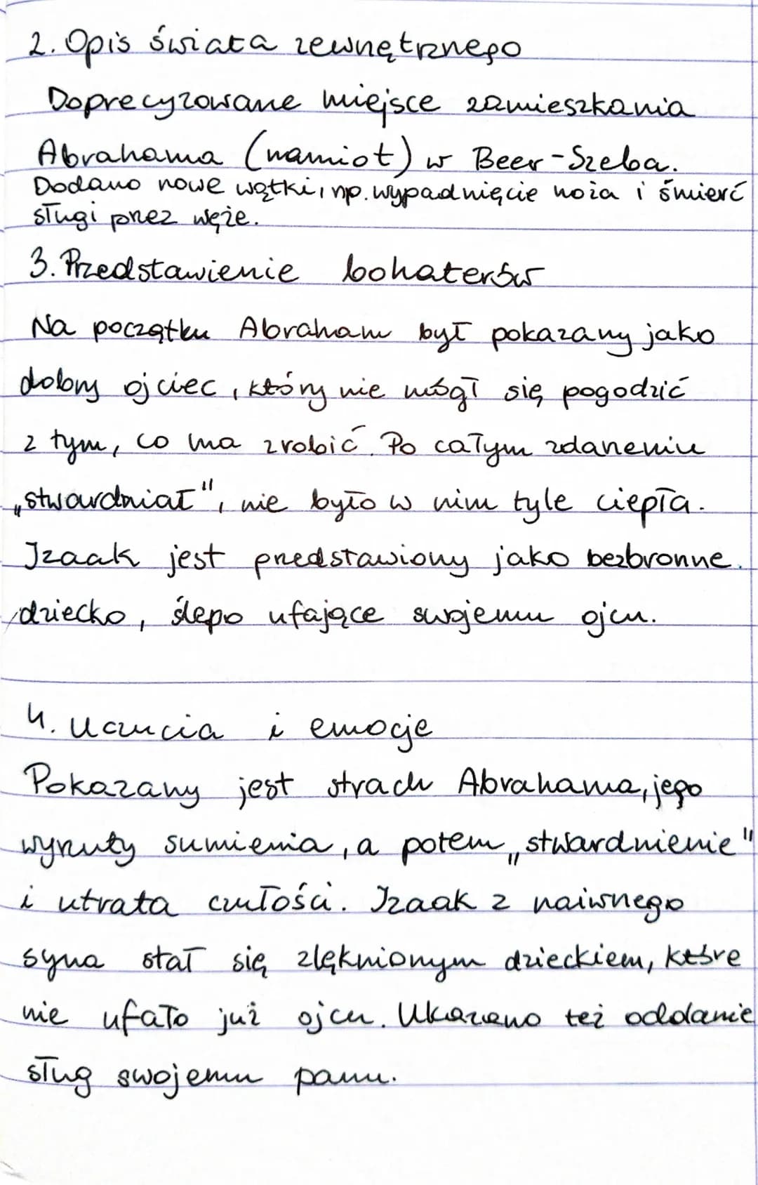 Lekija
Temat: Reinterpretacja histori biblijnej:
"Ofiarowanie" Gustaw Herling Grudziński.
Apokryf- teksty o tematyce biblijnej, które
nie są
