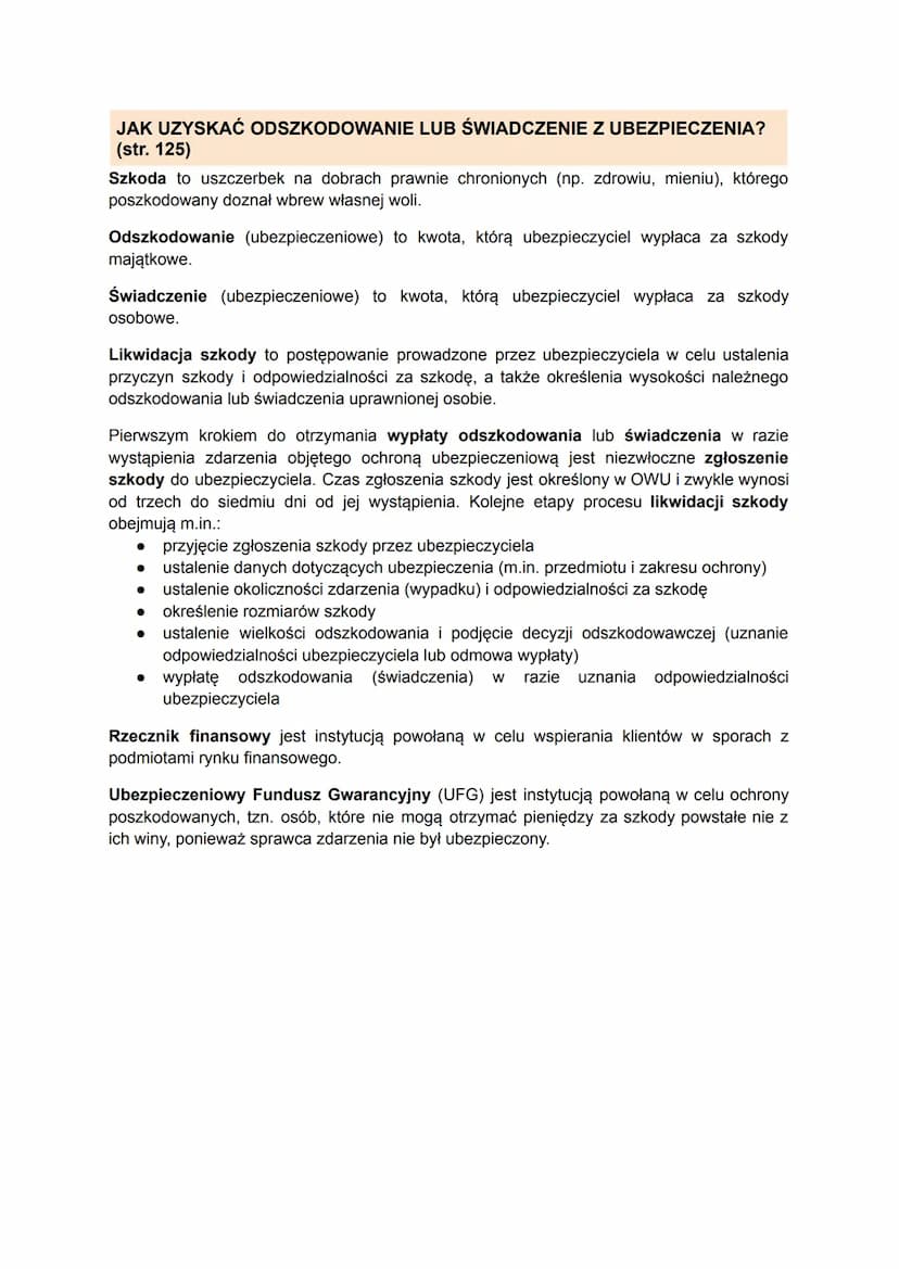 PODATKI (str. 104)
Podatki to obowiązkowe, bezzwrotne świadczenia pieniężne pobierane przez państwo lub
inne uprawnione do tego instytucje p
