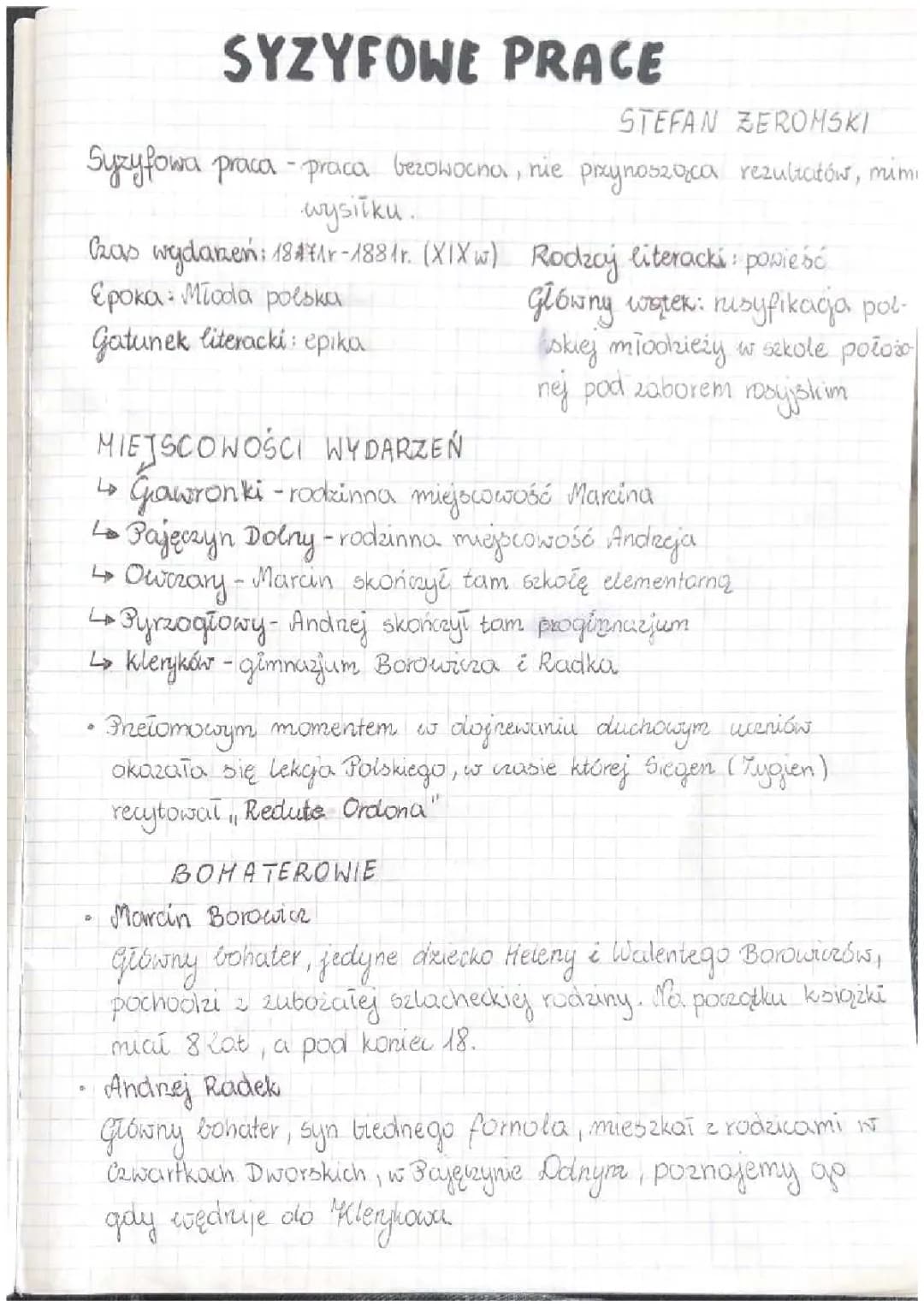 syzyfowe prace