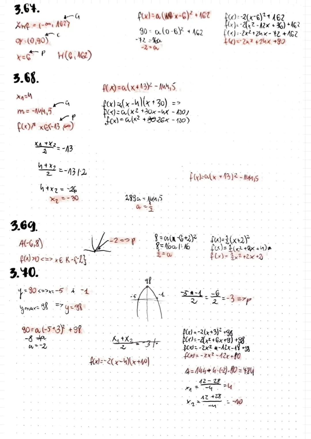 y = ax ² + 6x + c
OY: (0.C) => punkt przecięcia z OY
у=ахч
W(p.a) x = p => assymetrii paraboli
1. Zapisz podany wzór funkcji kwadratowej f w