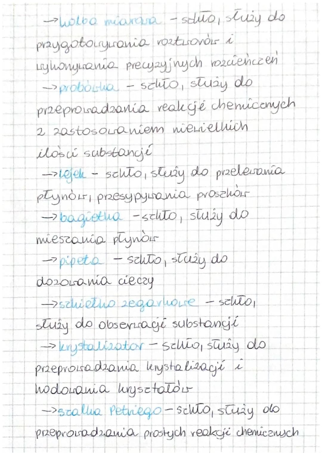 Podstawowy Sprzęt Laboratoryjny i Nazwy dla Klasy 7