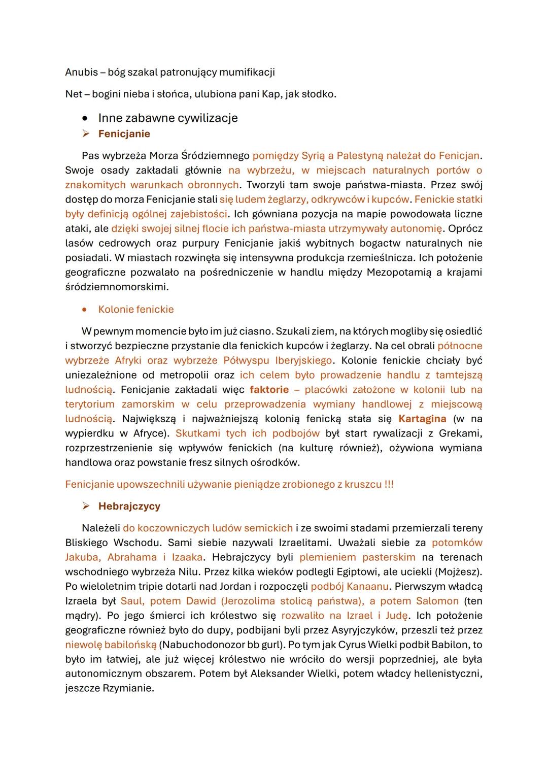 # Starożytność

*   Pierwsze cywilizacje i Mezopotamia

> Pochodzenie człowieka

teoria kreacjonizmu - ludzie zostali stworzeni przez jedneg