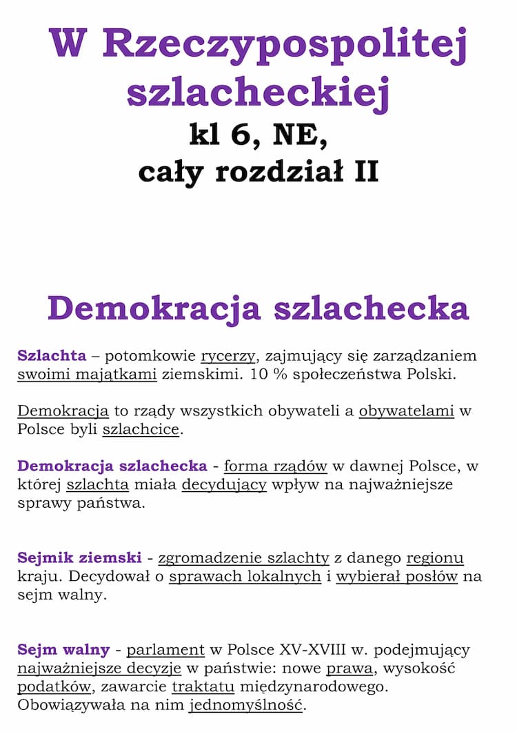 Know W Rzeczypospolitej szlacheckiej (kl 6, NE, cały rozdział II) thumbnail