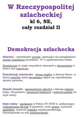 Know W Rzeczypospolitej szlacheckiej (kl 6, NE, cały rozdział II) thumbnail