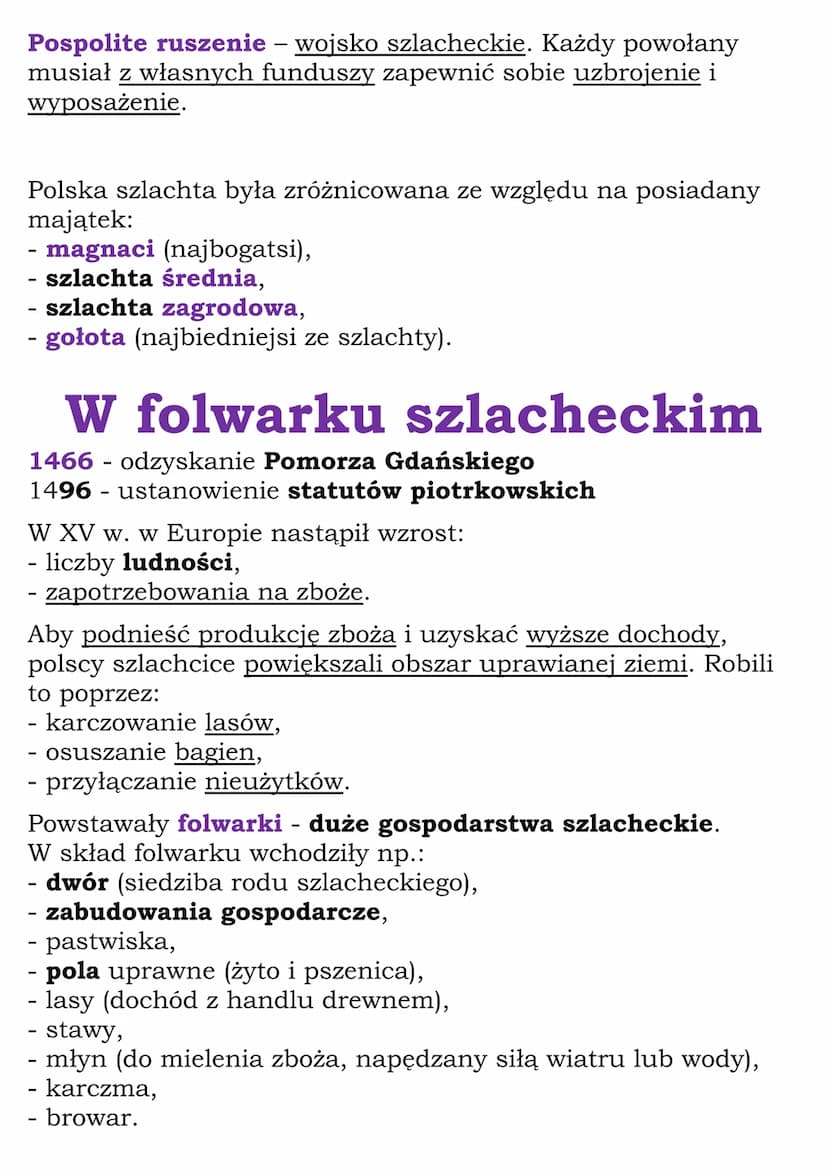 W Rzeczypospolitej
szlacheckiej
kl 6, NE,
cały rozdział II
Demokracja szlachecka
Szlachta - potomkowie rycerzy, zajmujący się zarządzaniem
s