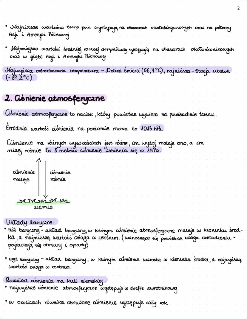 GEOGRAFIA
Dział III - Atmosfera
1. Temperatura powietrza
Głównym źródłem ciepła na Ziemi jest promieniowanie słoneczne.
Czynniki kształtując