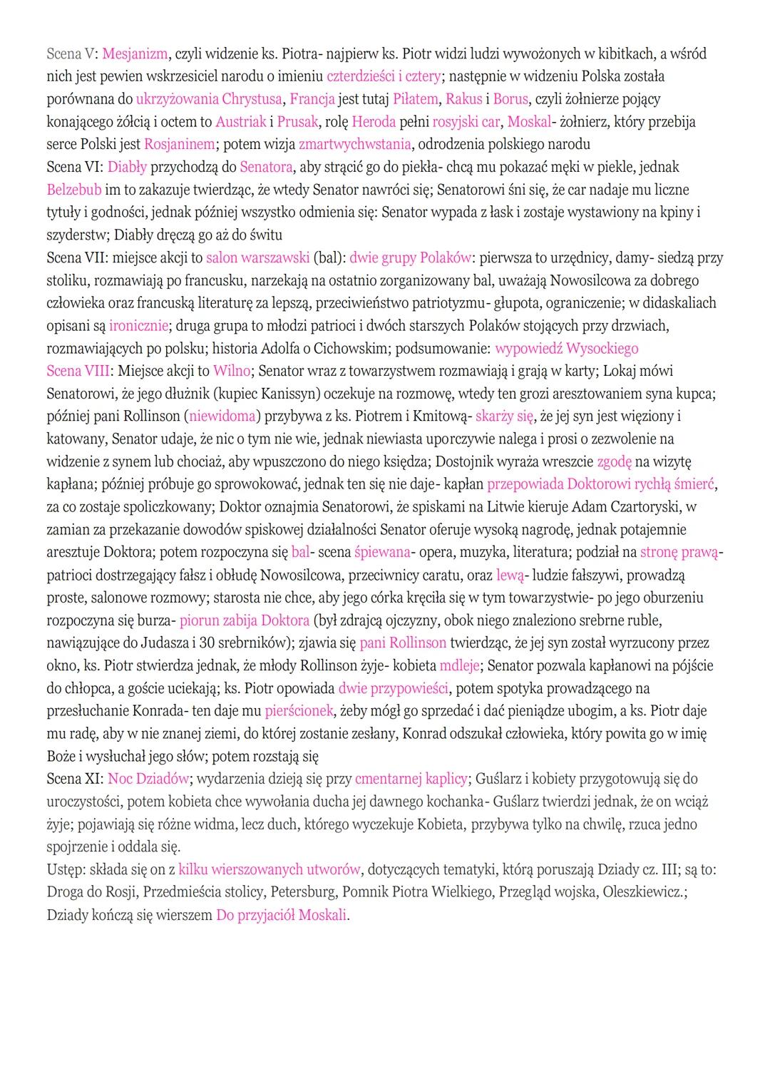 "Dziady" cz. III- Adam Mickiewicz

-gatunek: dramat romantyczny- gatunek synkretyczny (rodzajowy i gatunkowy), otwarty charakter, brak
uporz