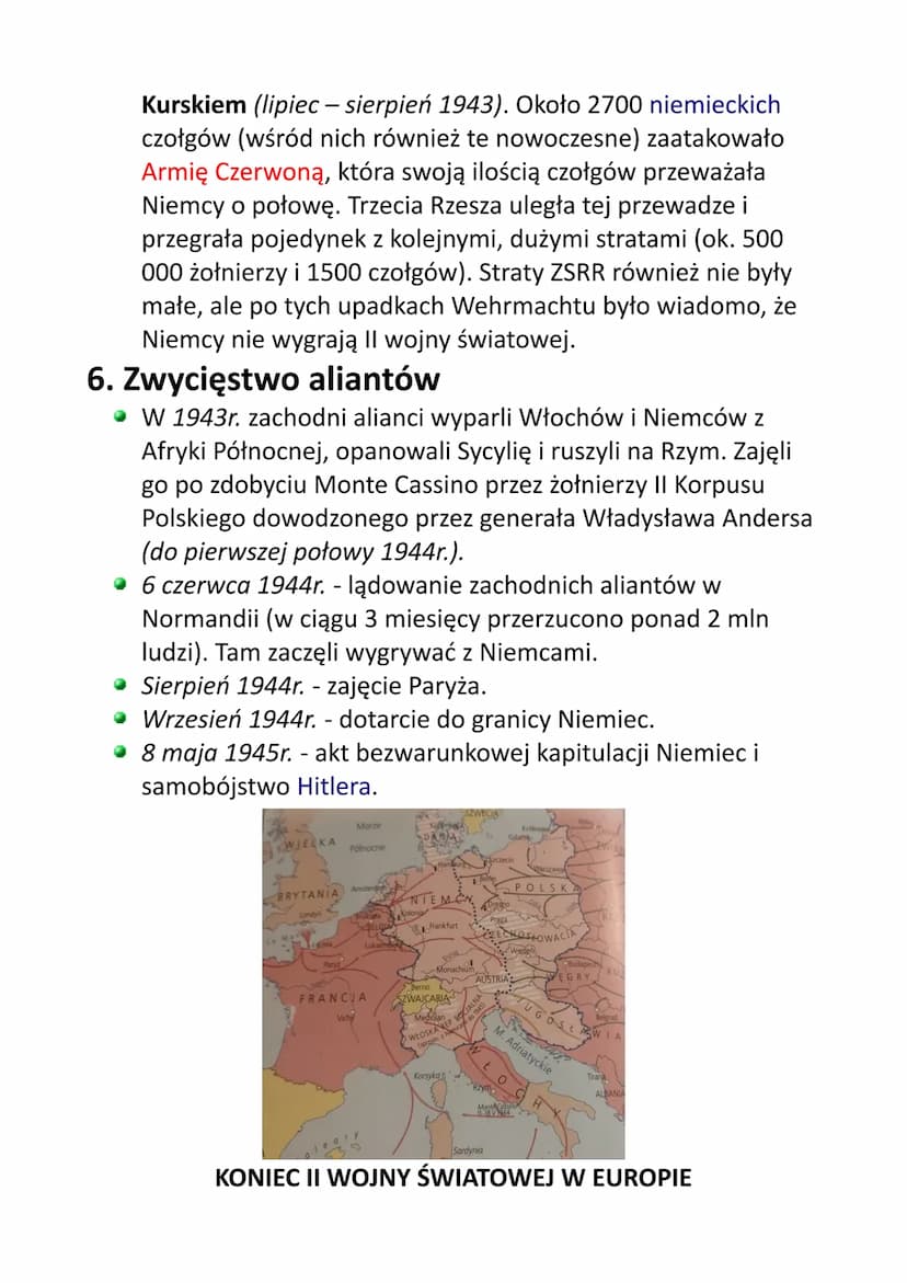 Legenda:
wydarzenia z Niemcami
wydarzenia z Wielką Brytanią
wydarzenia z ZSRR
wydarzenia z Francją
• wydarzenia z Polską
• wydarzenia z Japo