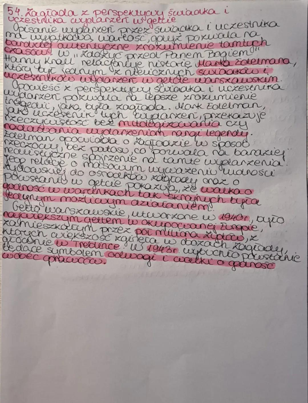 Pytania jarume
53. Zachowanie godności w skrajnych sy
sytuacjach
Podczas II wojny światowej ludzka godnośc
xostata brutalnie naruszona, a gr