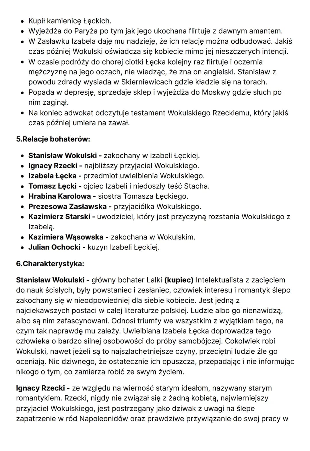 LALKA
Autorem powieści obyczajowo-społecznej jest Bolesław Prus (czyli właściwie
Aleksander Głowacki, który ukrywał się pod tym pseudonimem)