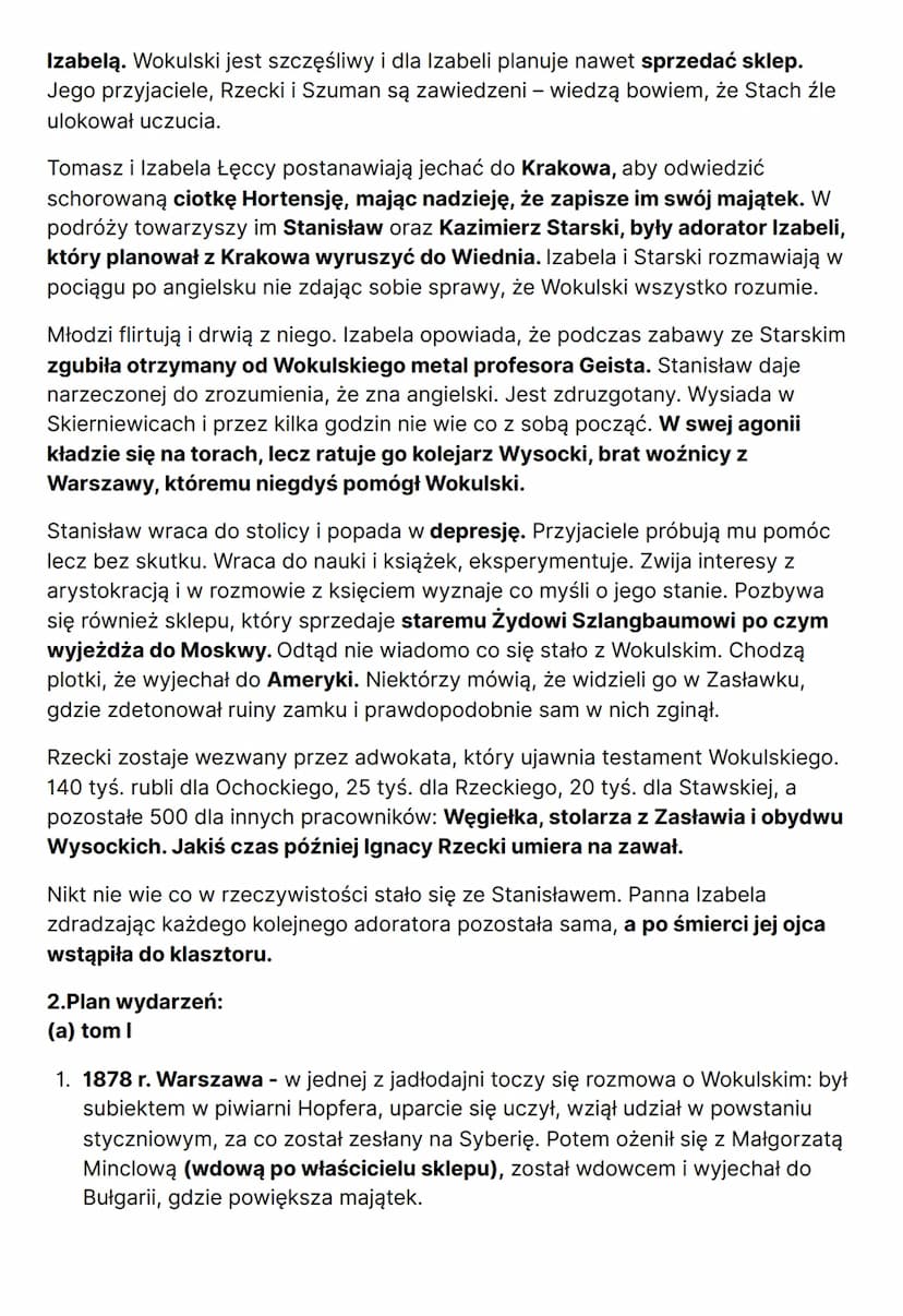 LALKA
Autorem powieści obyczajowo-społecznej jest Bolesław Prus (czyli właściwie
Aleksander Głowacki, który ukrywał się pod tym pseudonimem)