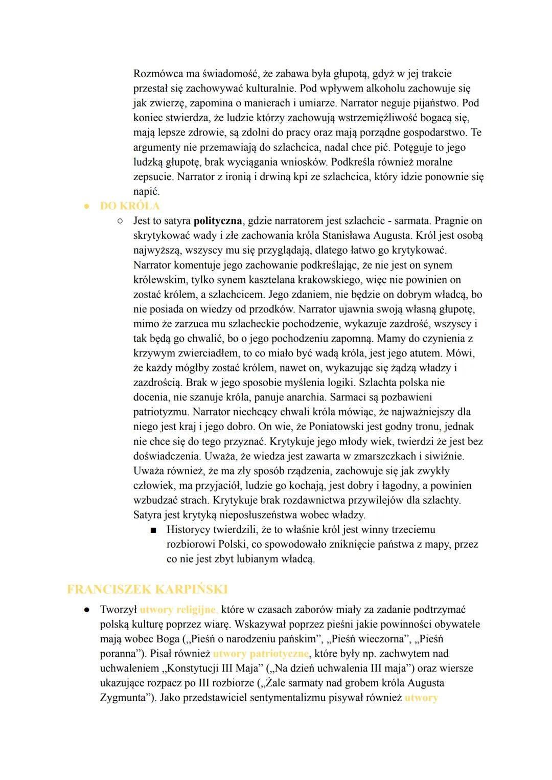 OŚWIECENIE
●
trwało od pierwszych lat XVII wieku do lat 70. XVIII wieku
O w Polsce trwało od końca XVII wieku do 1822 roku (Adam Mickiewicz
