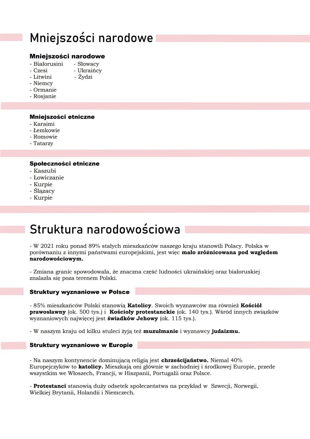 Mniejszości narodowe
Mniejszości narodowe
- Białorusini
- Czesi
- Litwini
- Niemcy
- Ormanie
- Rosjanie
- Słowacy
- Ukraińcy
- Żydzi
Mniejsz