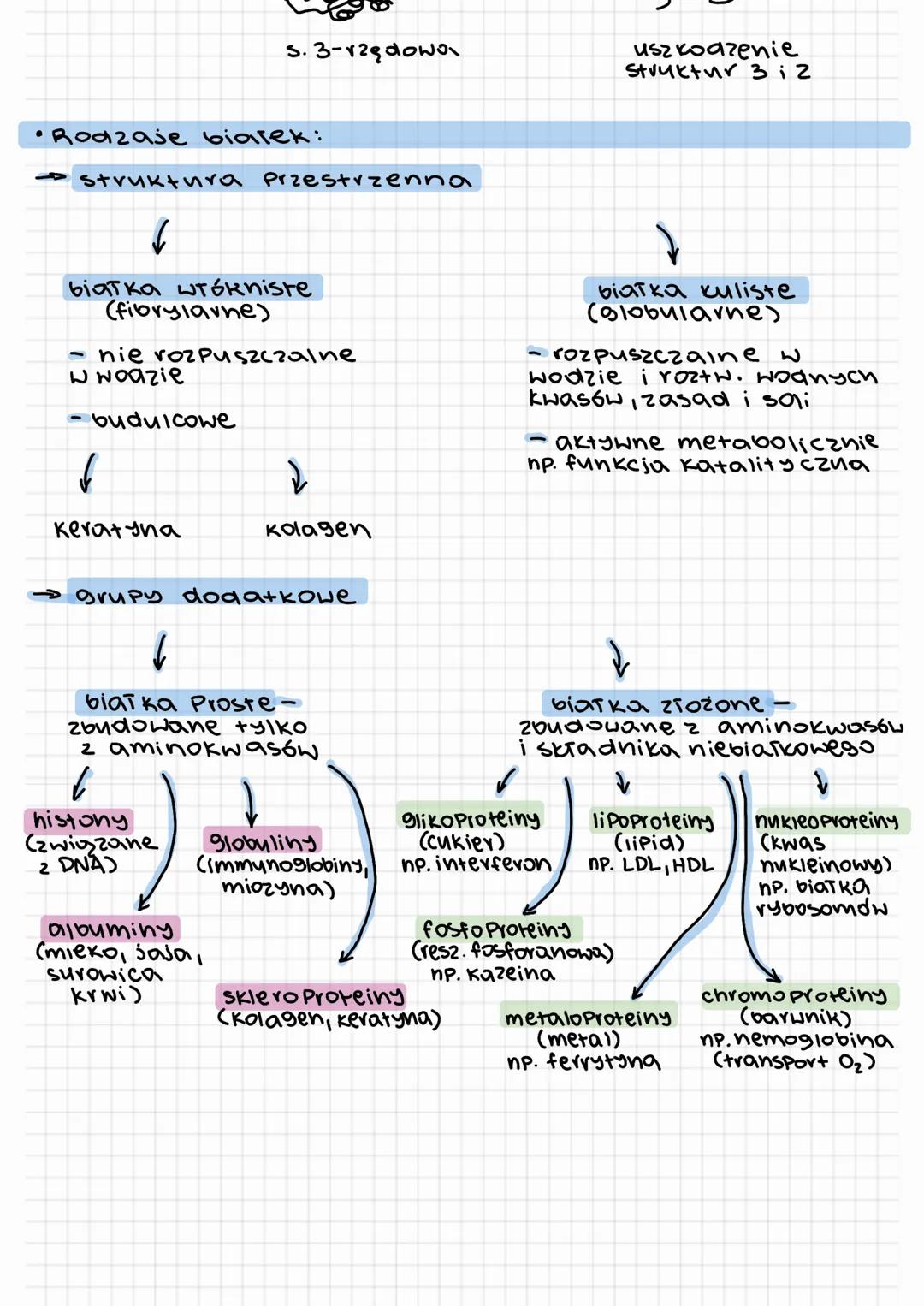 Wiązania peptydowe:
·wiązania peptydowe
Kowalencysne
wiazzania тосгог се amino kwasy biat коше
Peptydowe
●
NH2-CH-COOH
B
+ H₂O
→podziar
-Oli