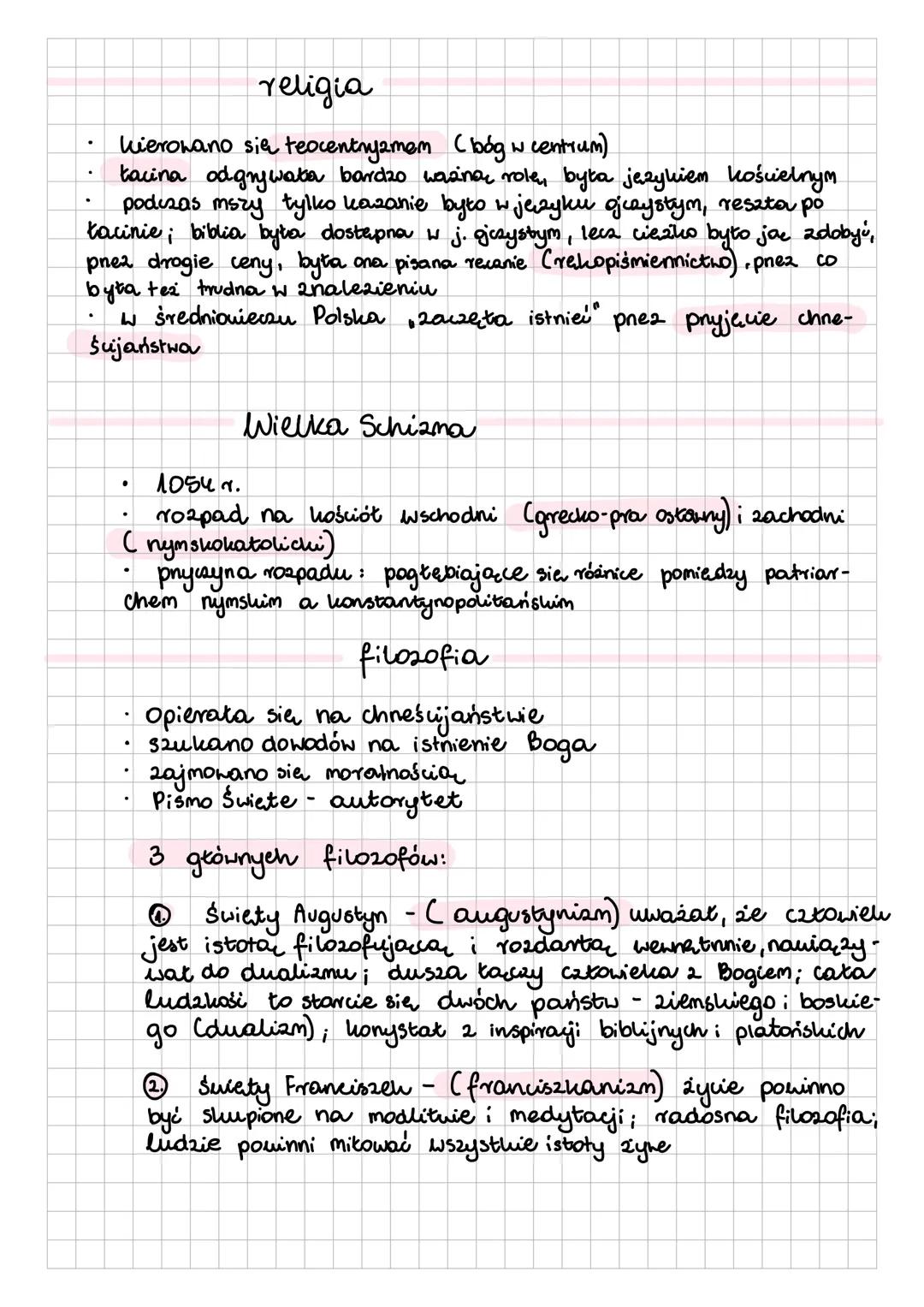 średniowiecze
Wczesne
(od V do X w.)
• dusa niestabilność
W Europie
.
Średniowiecze
początek epoki: 4476 rok (upadek cesarstwa Zacho-
dniony