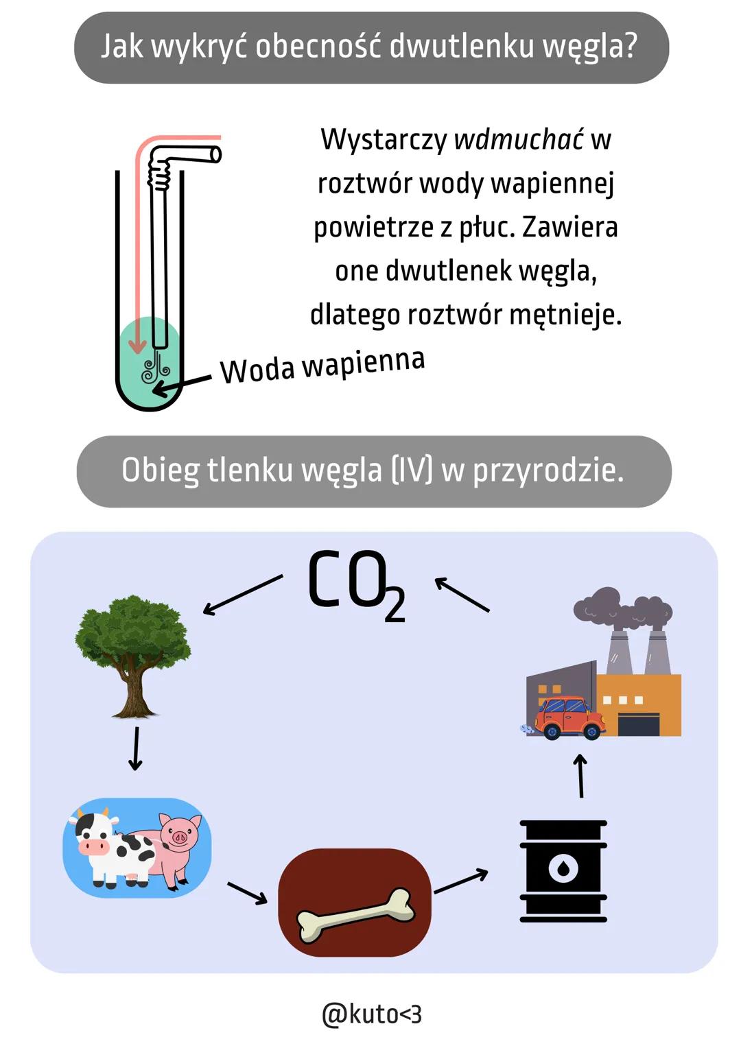 # Tlen i tlenek węgla (IV)
Tlen
Jak zbudowana jest cząsteczka tlenu?
Składa się ona z dwóch atomów tlenu ze sobą połączonych.
Atom tlenu