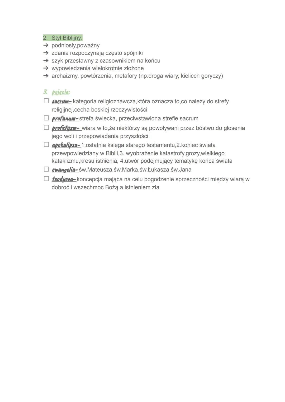 BIBLIA
1. Podstawowe informacje na temat Biblii:
CO TO JEST BIBLIA I JAKĄ PEŁNI ONA FUNKCJE?
Biblią nazywamy zbiór ksiąg ukształtowany we ws