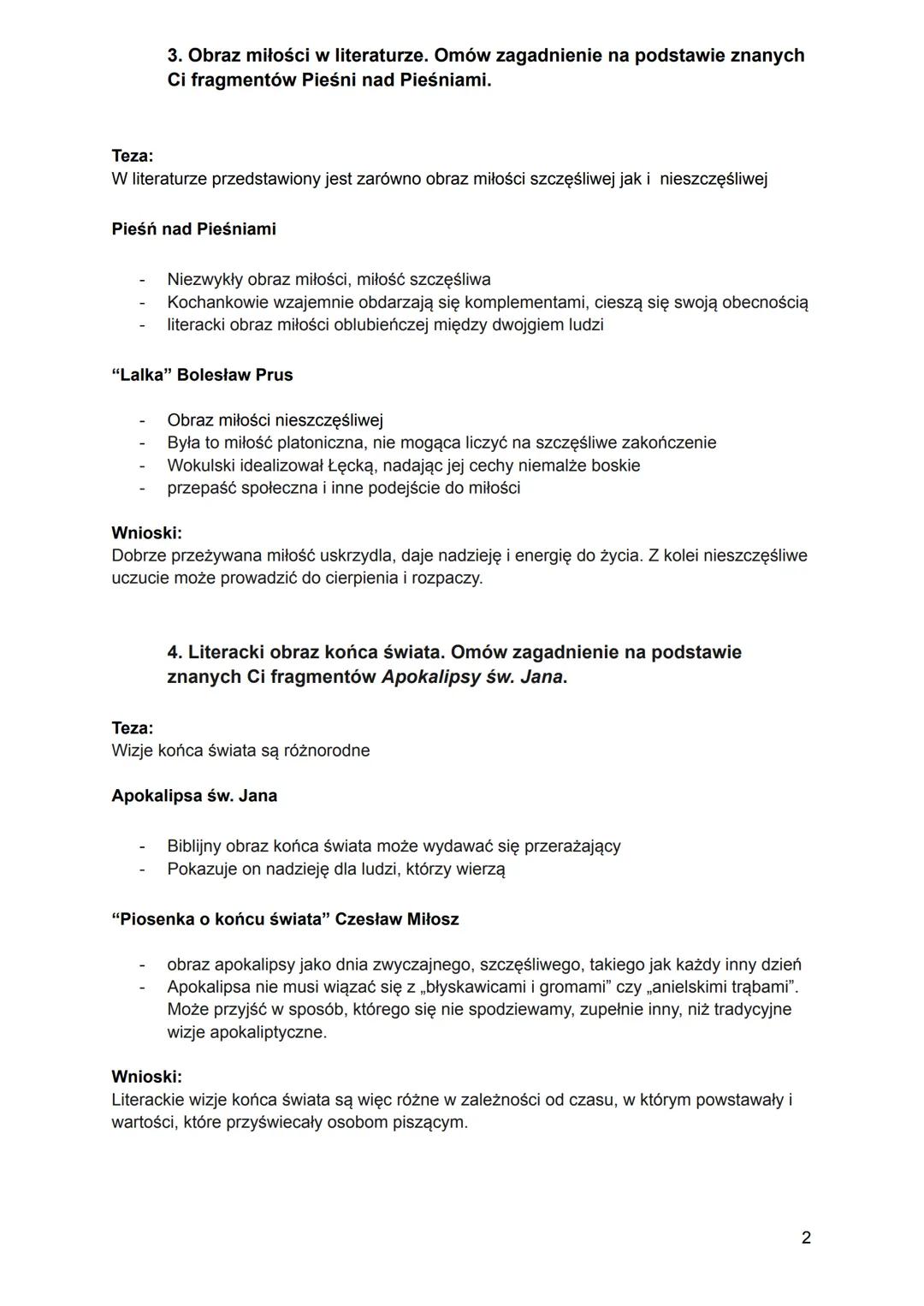 Biblia
1. Człowiek w obliczu cierpienia. Omów zagadnienie na podstawie
znanych Ci fragmentów Księgi Hioba.
Teza:
Cierpienie można przyjąć na