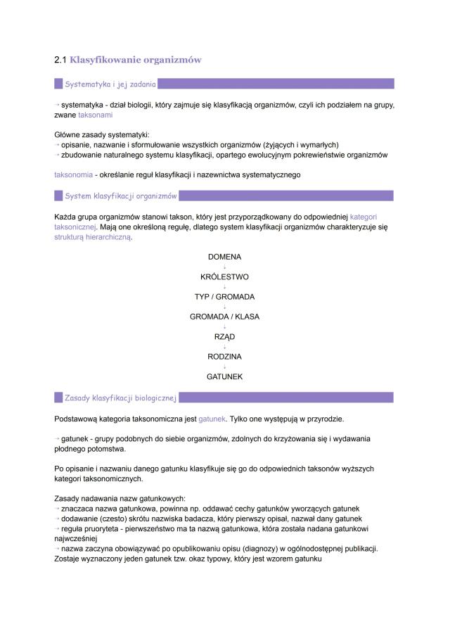 Know 2.1 Klasyfikowanie organizmów thumbnail