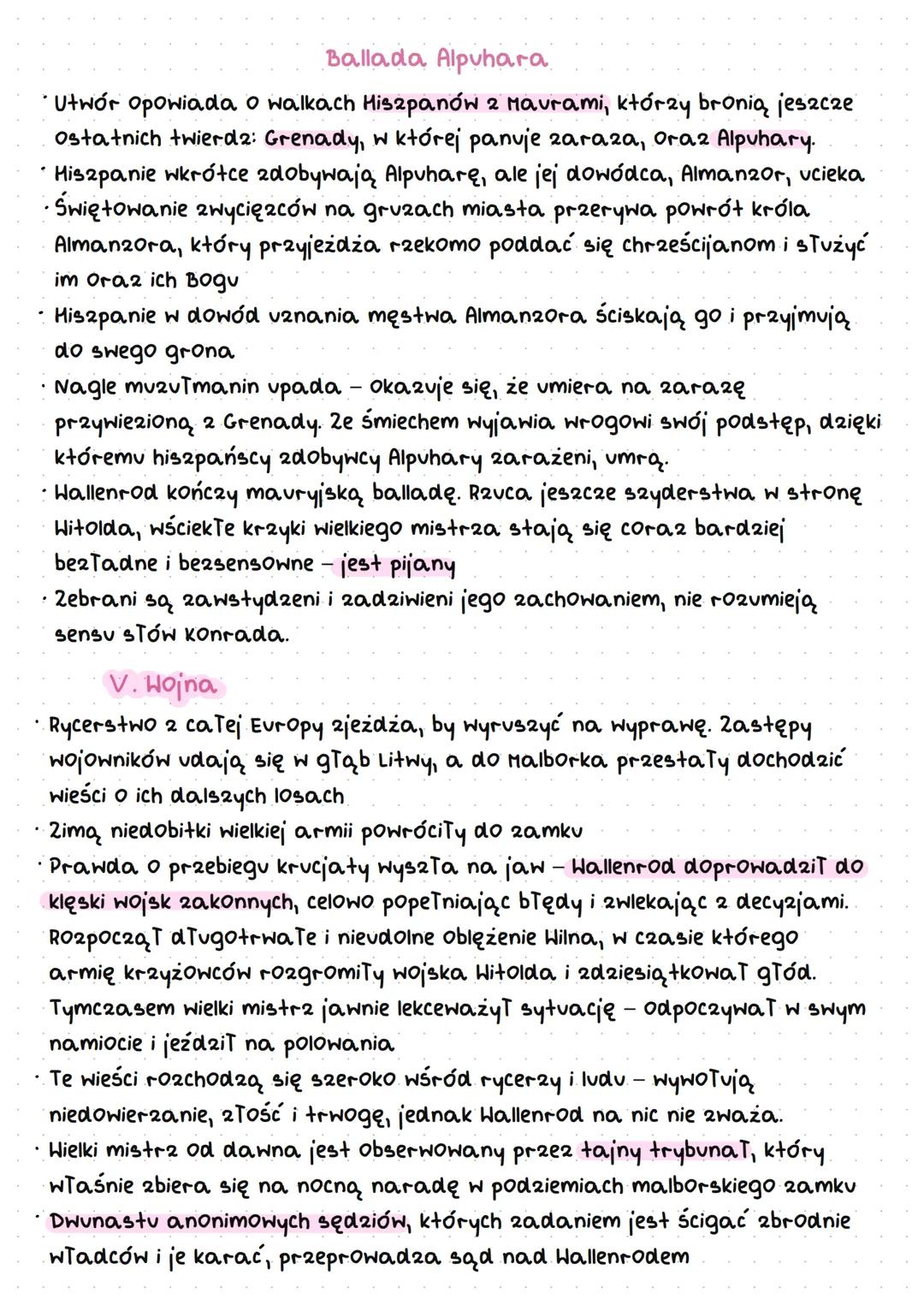 Courad Wallenrod
↳> powstanie dekabrystów- impuls do napisania utwory, wtedy poeta
zrozumiał, że jedną skuteczną walką 2 caratem jest spisek