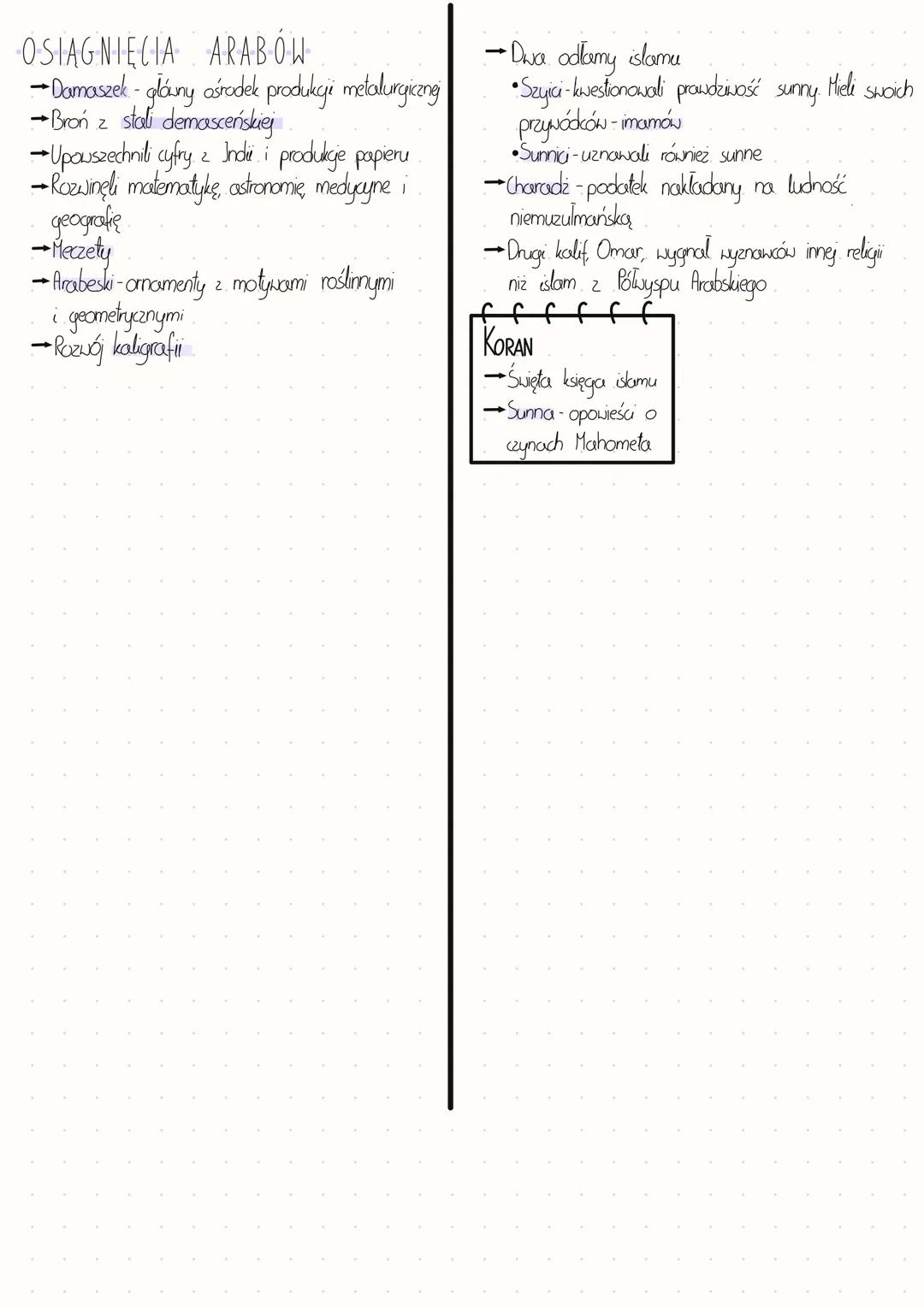 Nawdziry Islamu i podboje.
MAHOMET IISLAM
→Mahomet rozpoczął Mekce.
działalność
→ Pewnego
razu
ogłosił, że objawił
mu się archaniol
Gabriel,