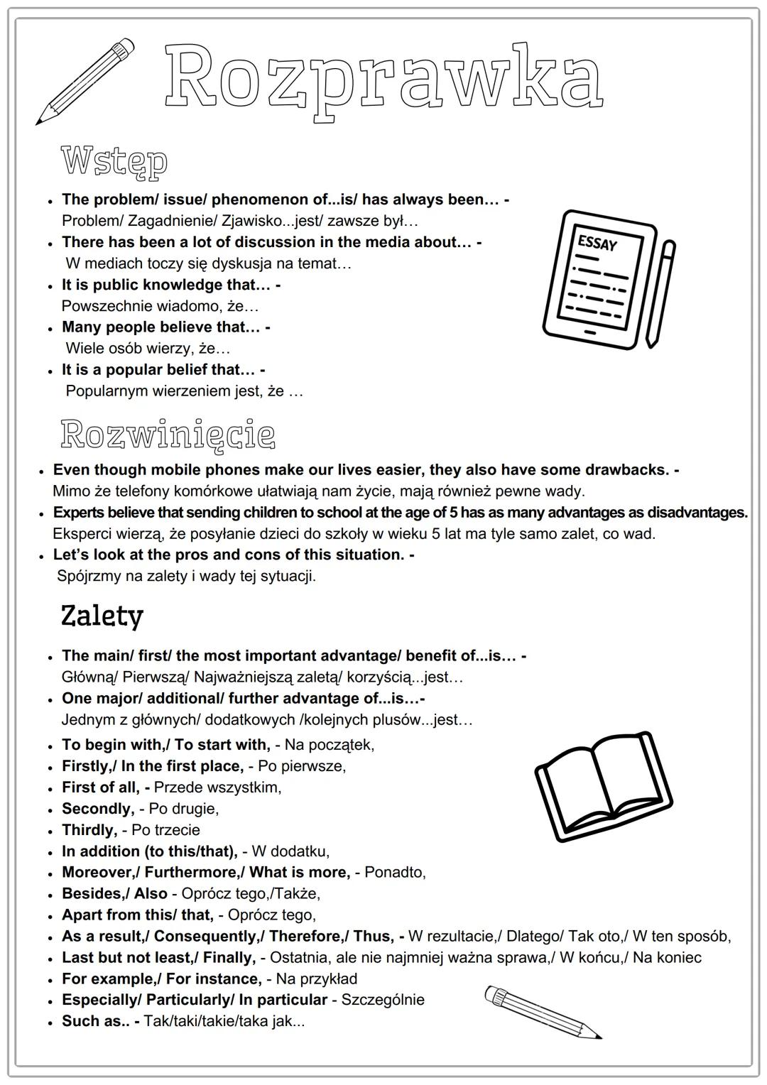 .
.
.
.
●
.
Powszechnie wiadomo, że...
Many people believe that... -
Wiele osób wierzy, że...
. It is a popular belief that... -
Popularnym