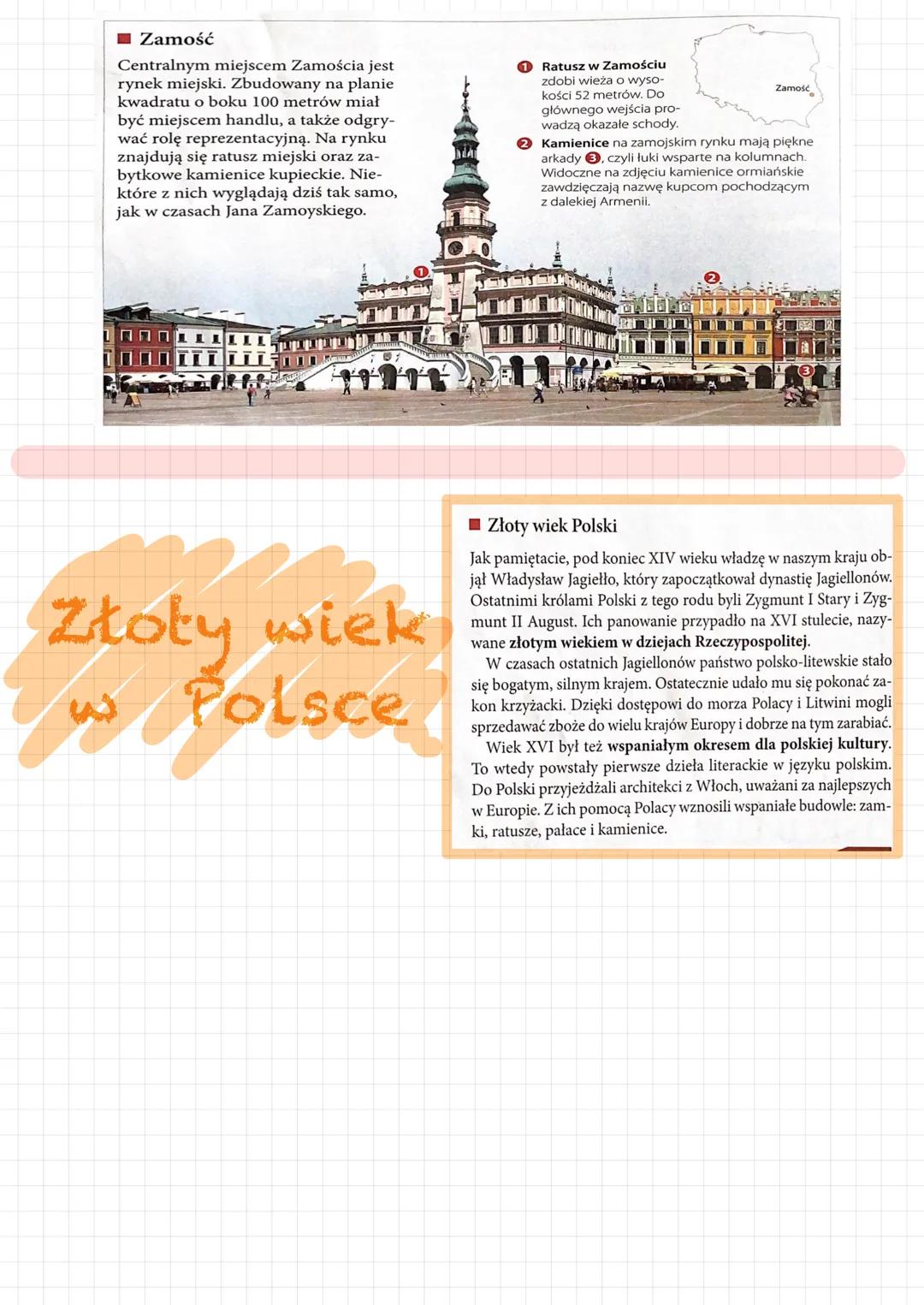 Jan
Zamoyski
.. Takie będą Rzeczpospolite, jakie ich
młodzieży chowane."
1542-1605+
bardzo dobrze się uczył, gdy miał 13 lat rozpoczął
studi