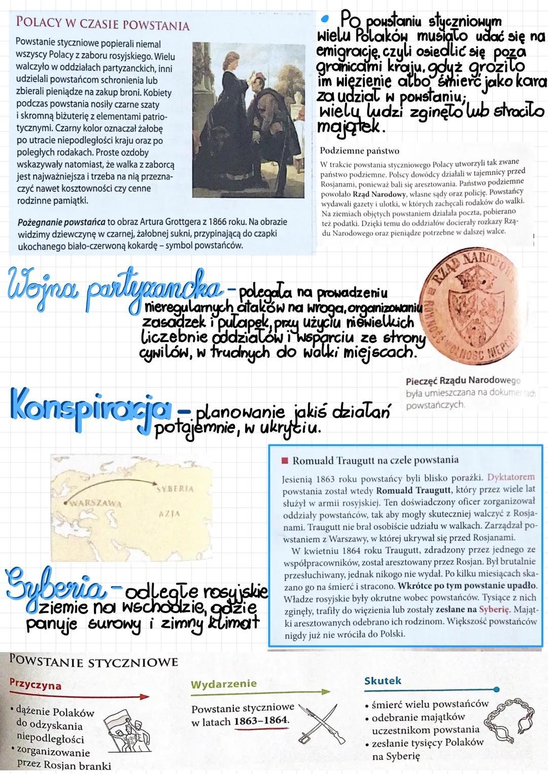 Romuald Traugutt (*1826 +1864) był pol-
skim oficerem, który służył w armii rosyjskiej.
Został przywódcą powstania styczniowego
Romuald Trau