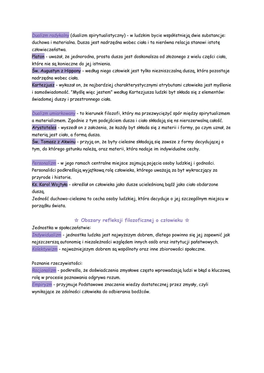 # Kim jest człowiek?
Badania natury ludzkiej✩
W wyniku rozwoju rozważań ns temat natury ludzkiej wyodrębnił się dział filozofi określonych