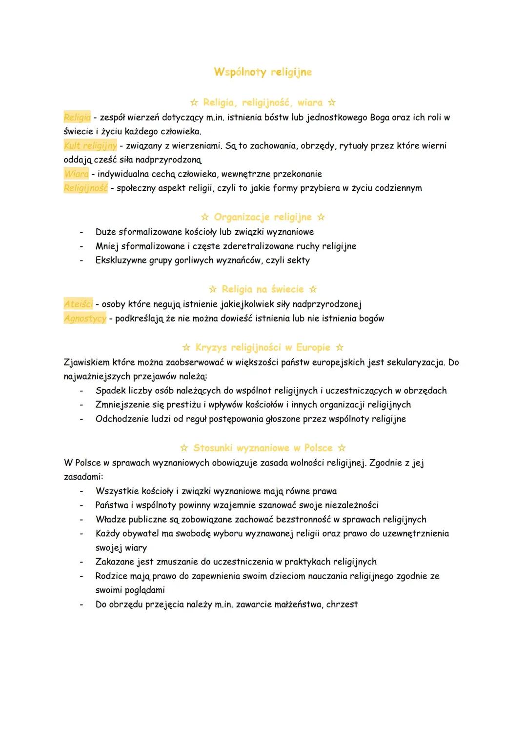 2.2 Wspólnoty religijne
