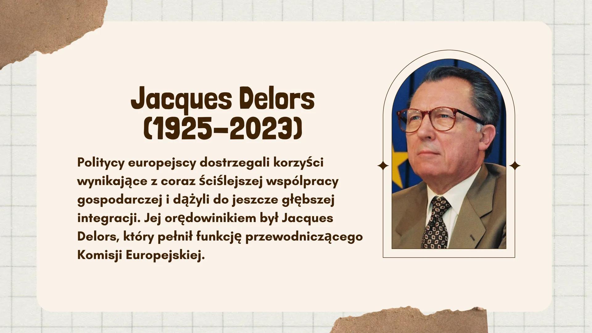 Integracja
europejska w
@oliwiafaliwia DANIA
IRLANDIA
WIELKA
BRYTANIA
#
Wspólnota
europejska
CU
GRECJA
HISZPANIA
PORTUGALIA Jacques Delors
(