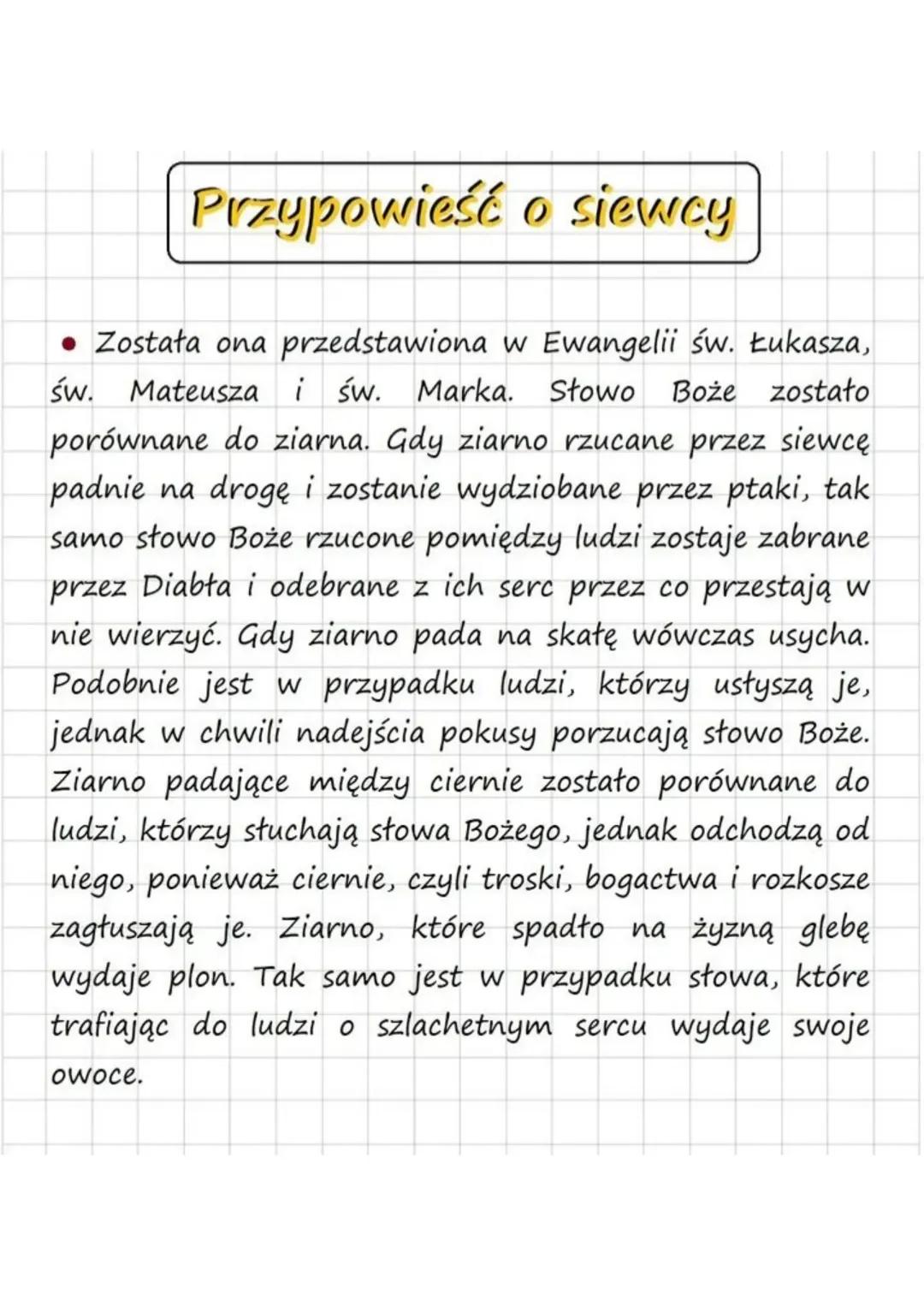 Przypowieść o siewcy