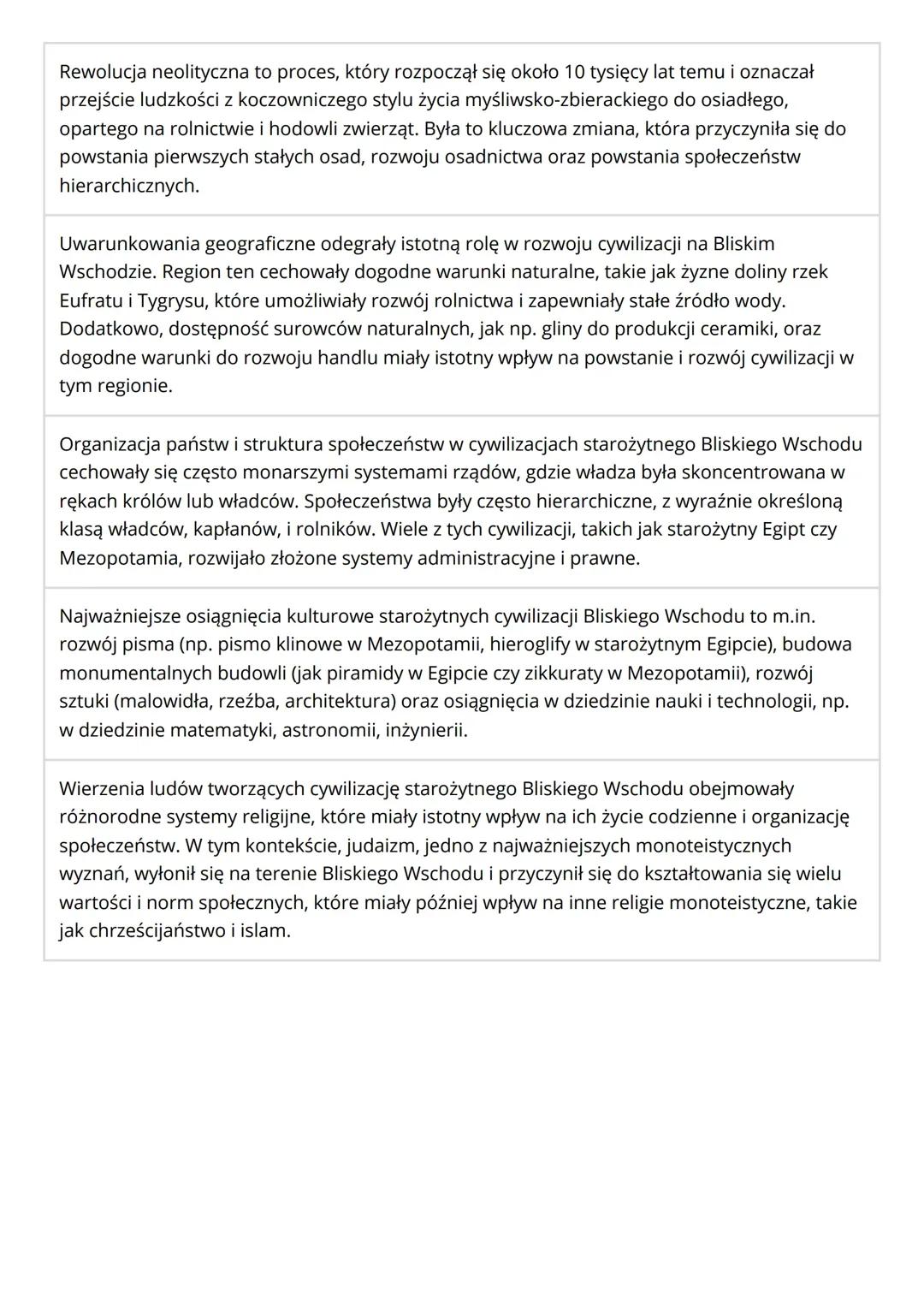 Pradzieje starożytnego Wschodu