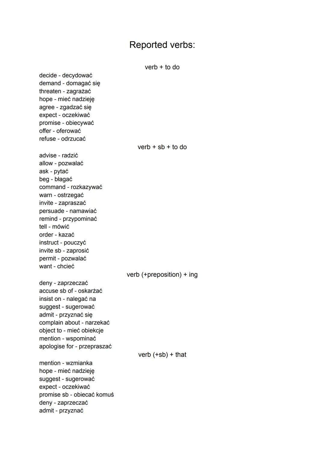 Direct speech
present simple
He said: "I exercise every day."
Tom said: "I don't like him."
She said: "I eat cheese."
She said: "I am pretty