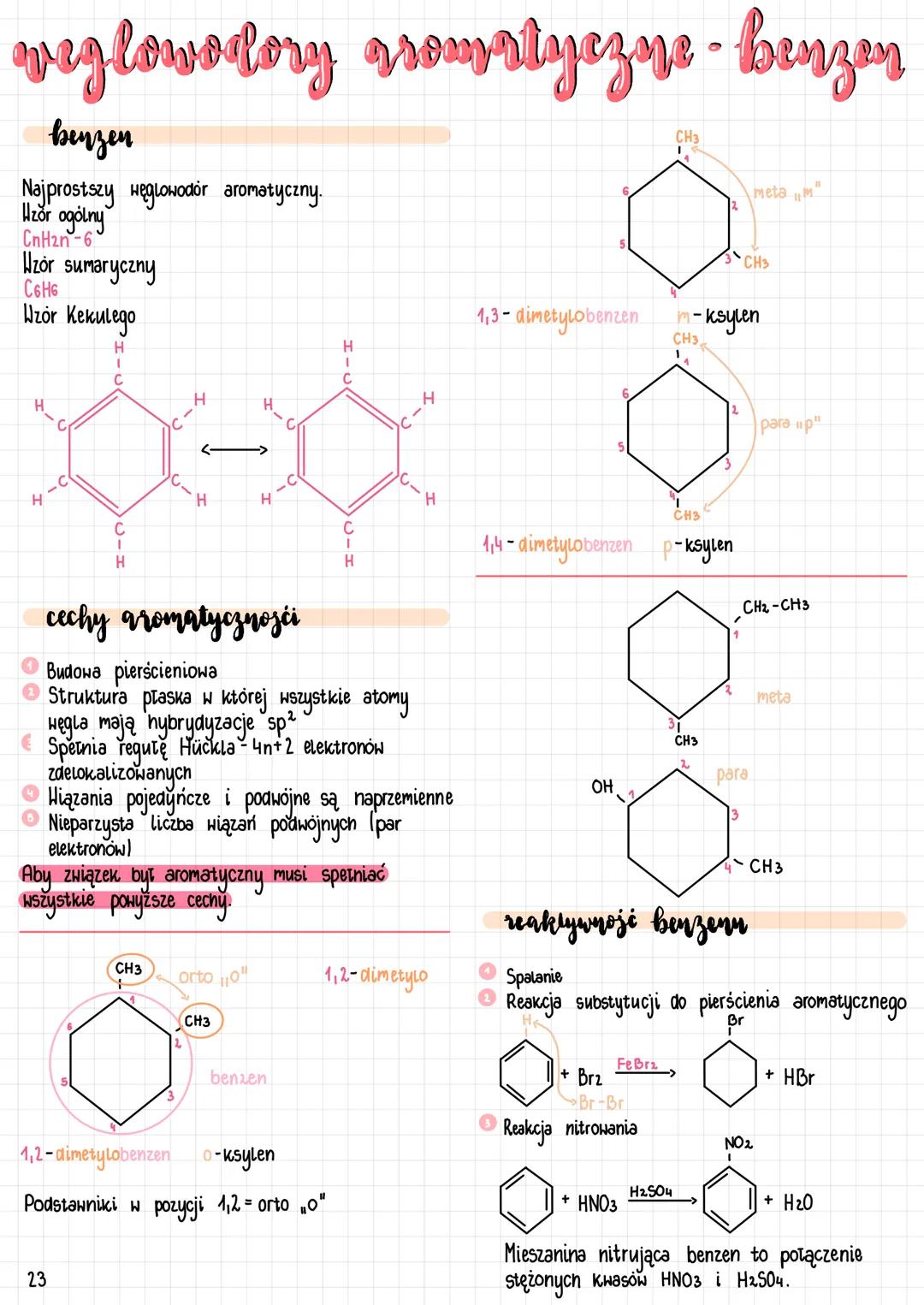 veglowodory aromatyczne - benzon
визен
Najprostszy węglowodór aromatyczny.
Wzór ogólny
CnH2n-6
Uzor
C6H6
Wzór Kekulego
H
C
H
H
sumaryczny
C