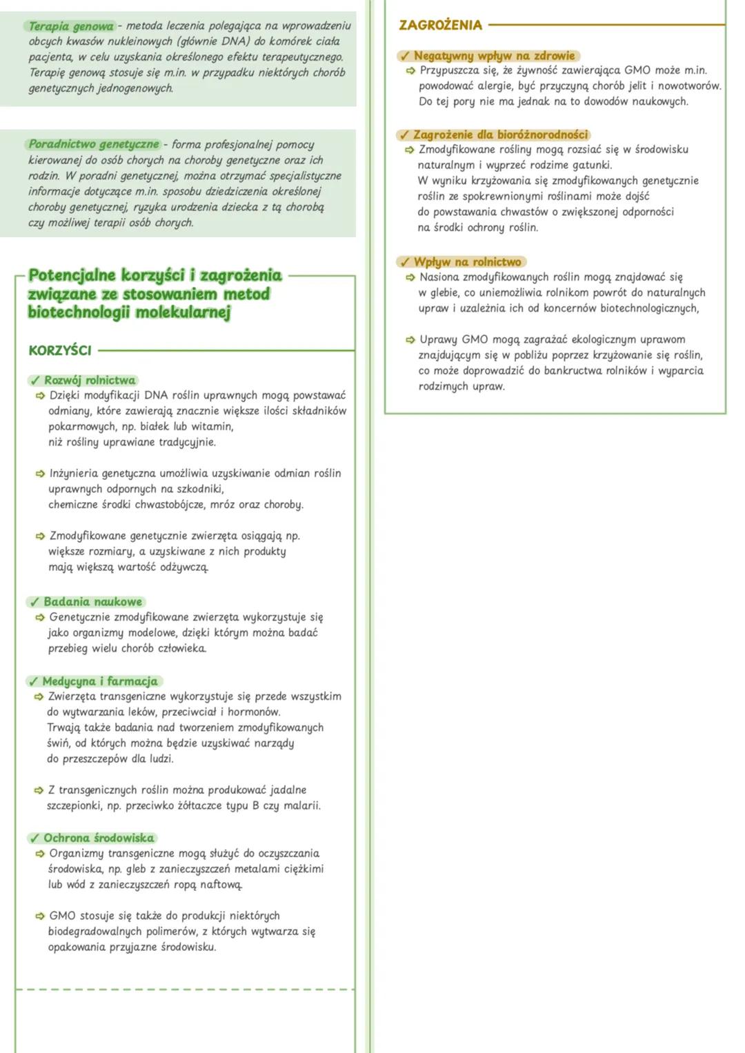 Podsumowanie działu:
3
BIOTECHNOLOGIA
Biotechnologia - dyscyplina naukowa, zajmująca się
wykorzystywaniem organizmów, wirusów lub ich składn