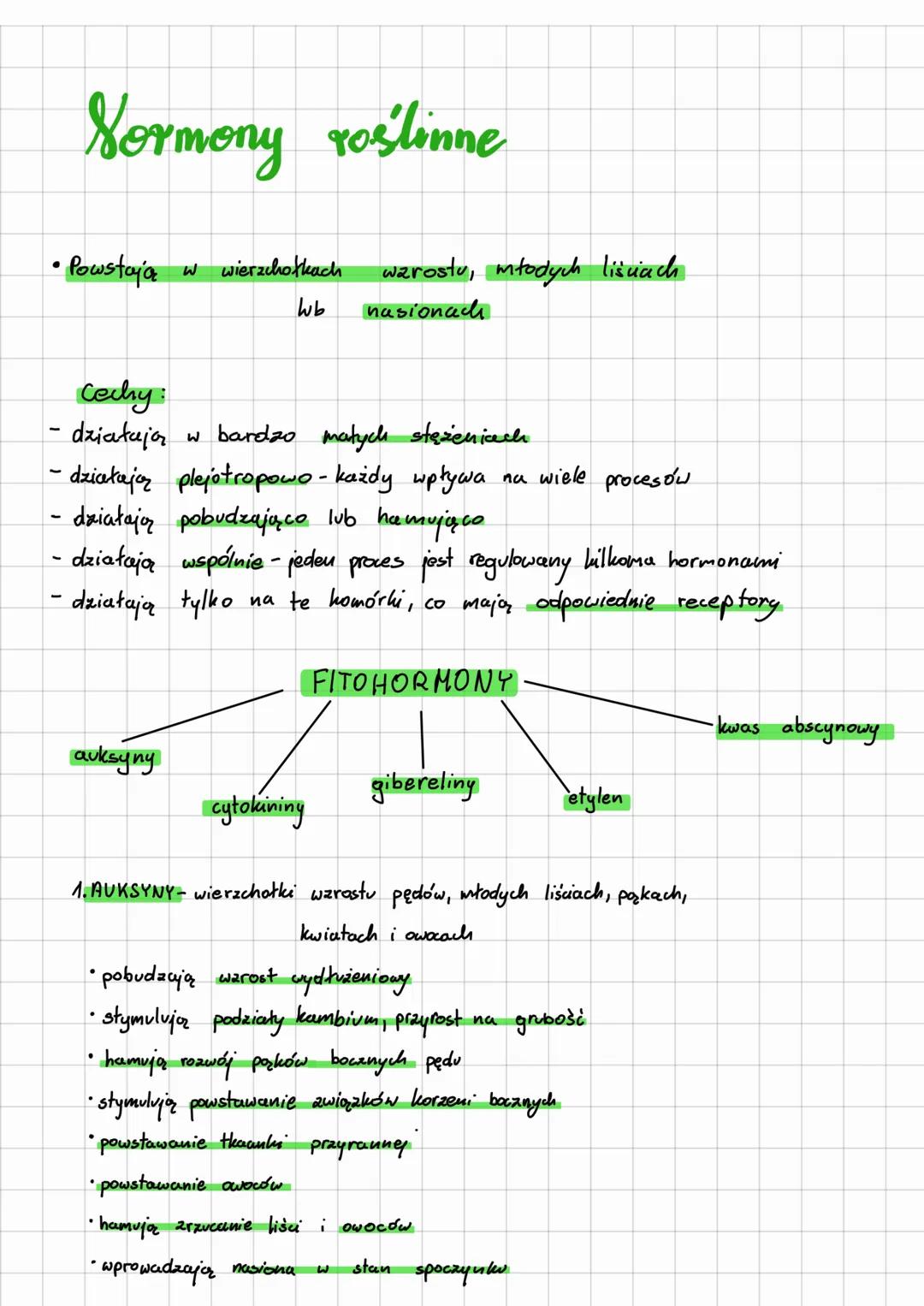 Normony roślinne
• Powstają
w wierzchołkach
Wb
wzrostu, młodych liściach.
nasionach
Cechy
- działają
w bardzo małych stężeniach
- działają p
