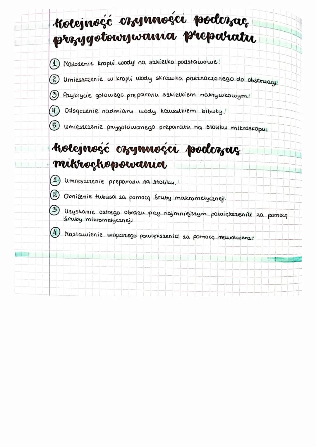 obserwacje
mikroskopowe
= Cechy mikroskopu =
Powiększenie
-
to stosunek rozmiaru obrazu obiektu do jego
Reczywistej wielkościć
Zdolność rozd