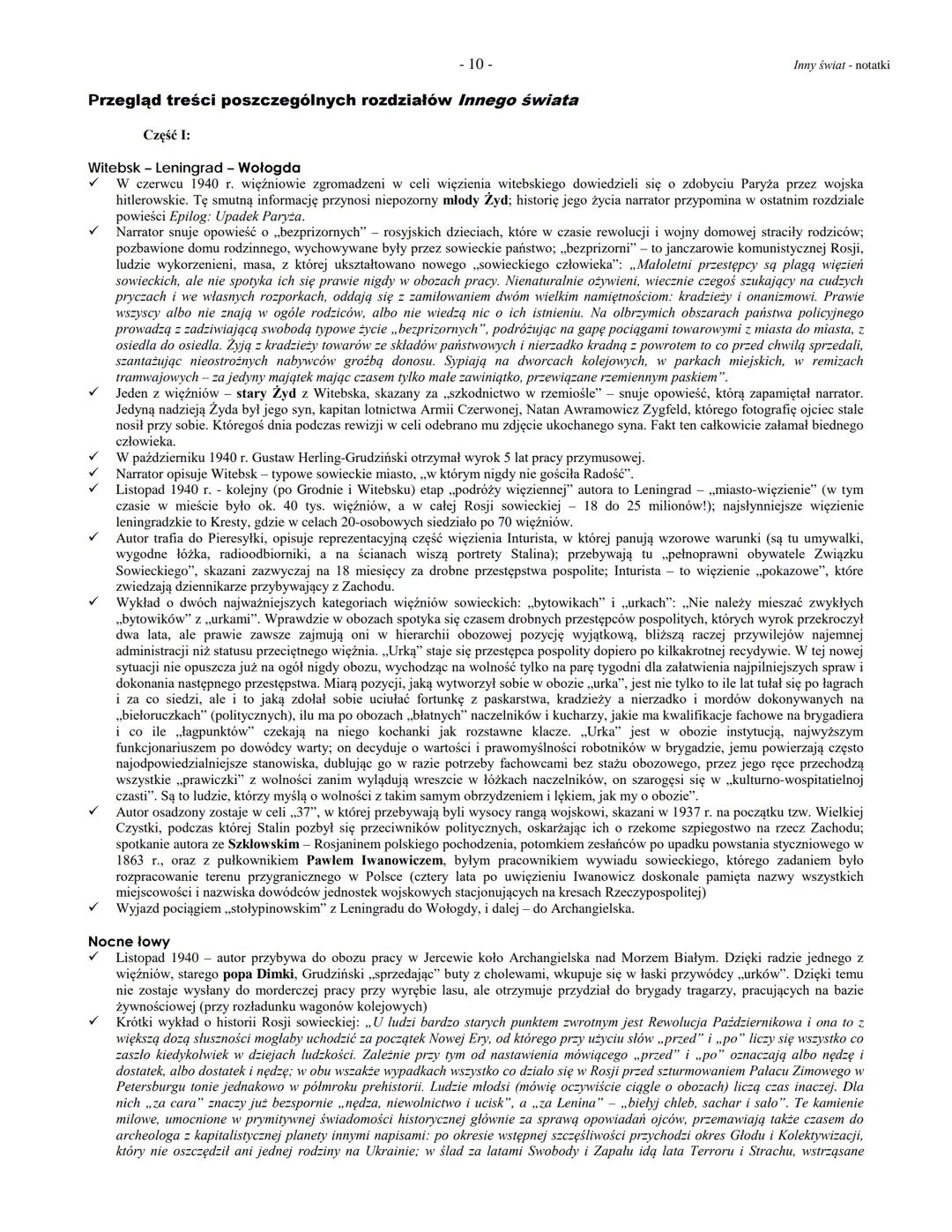 Biogram autora
-1-
Gustaw Herling-Grudziński, Inny świat. Zapiski sowieckie (1953 - I. wyd. polskie)
Inny świat notatki
Gustaw Herling-Grudz